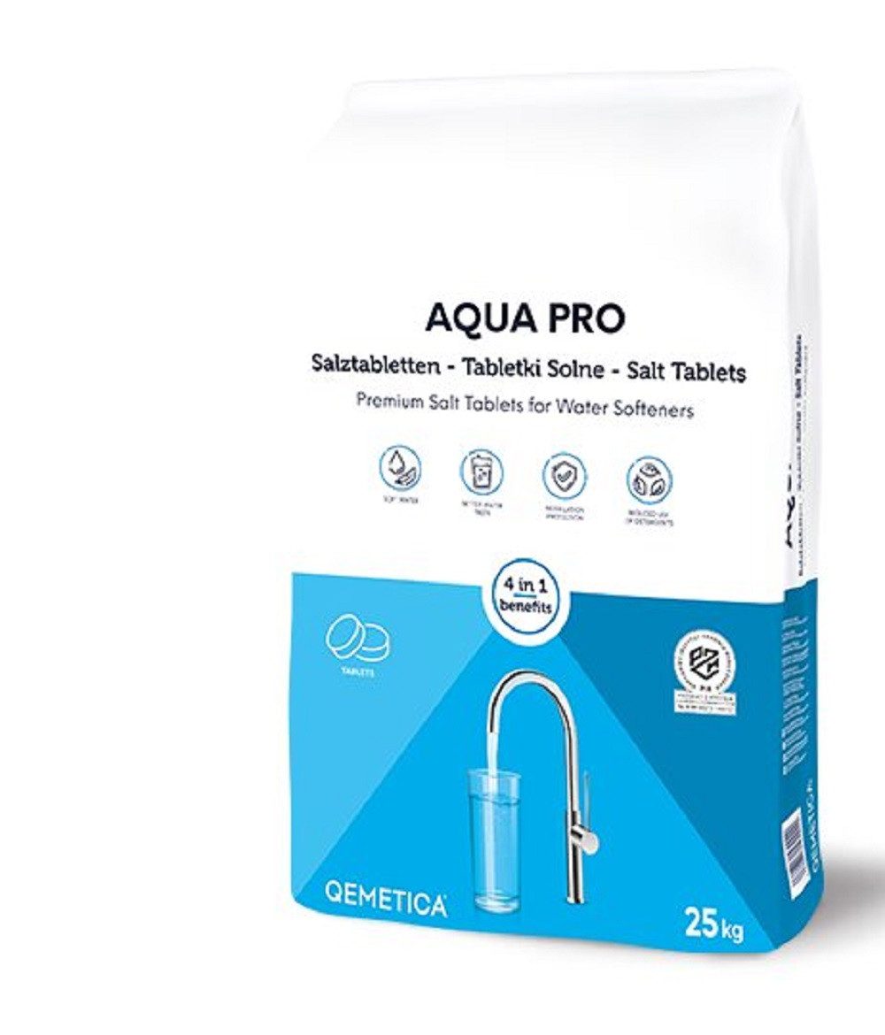 QEMETICA Siede Regenerier Salztabletten Wasserenthärtung 25 kg Regeneriersalz