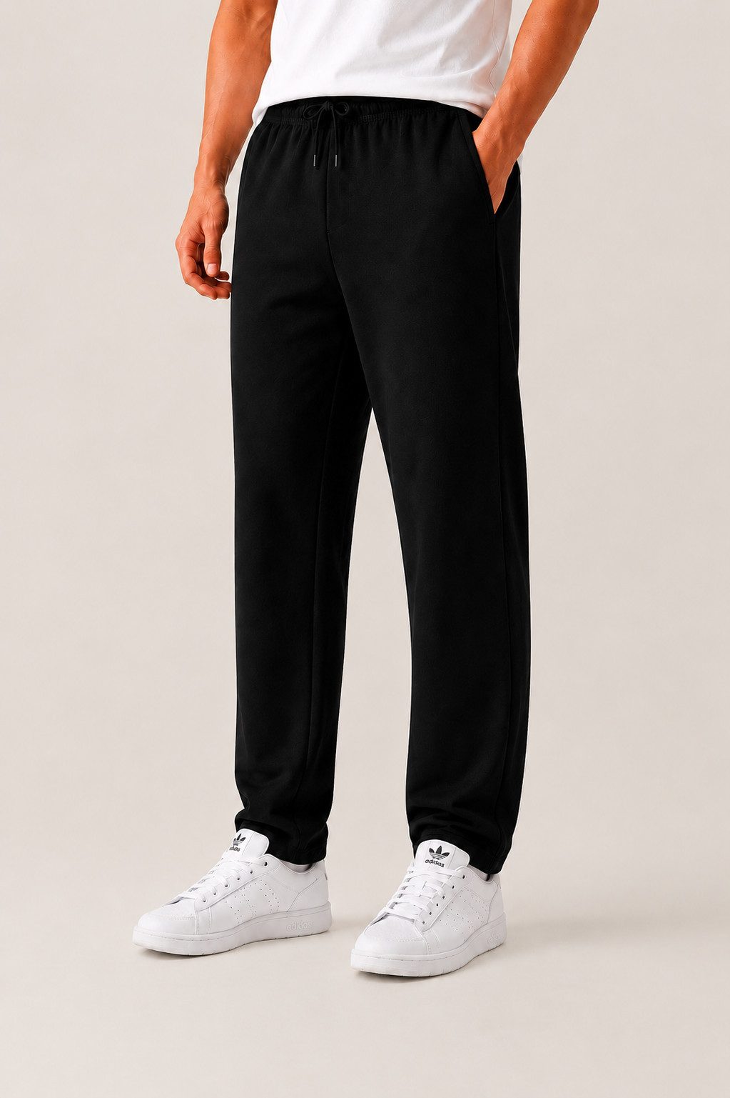 Smith & Solo Jogginghose Herren, Sporthose Trainingshose, Baumwolle Laufhose Elastikbund mit Tunnelzug