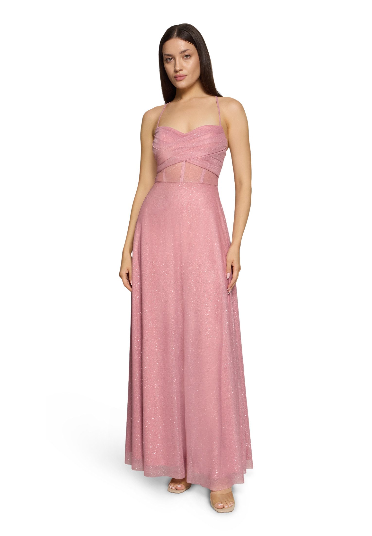 Vera Mont Abendkleid Damen im Glitzer-Look günstig online kaufen