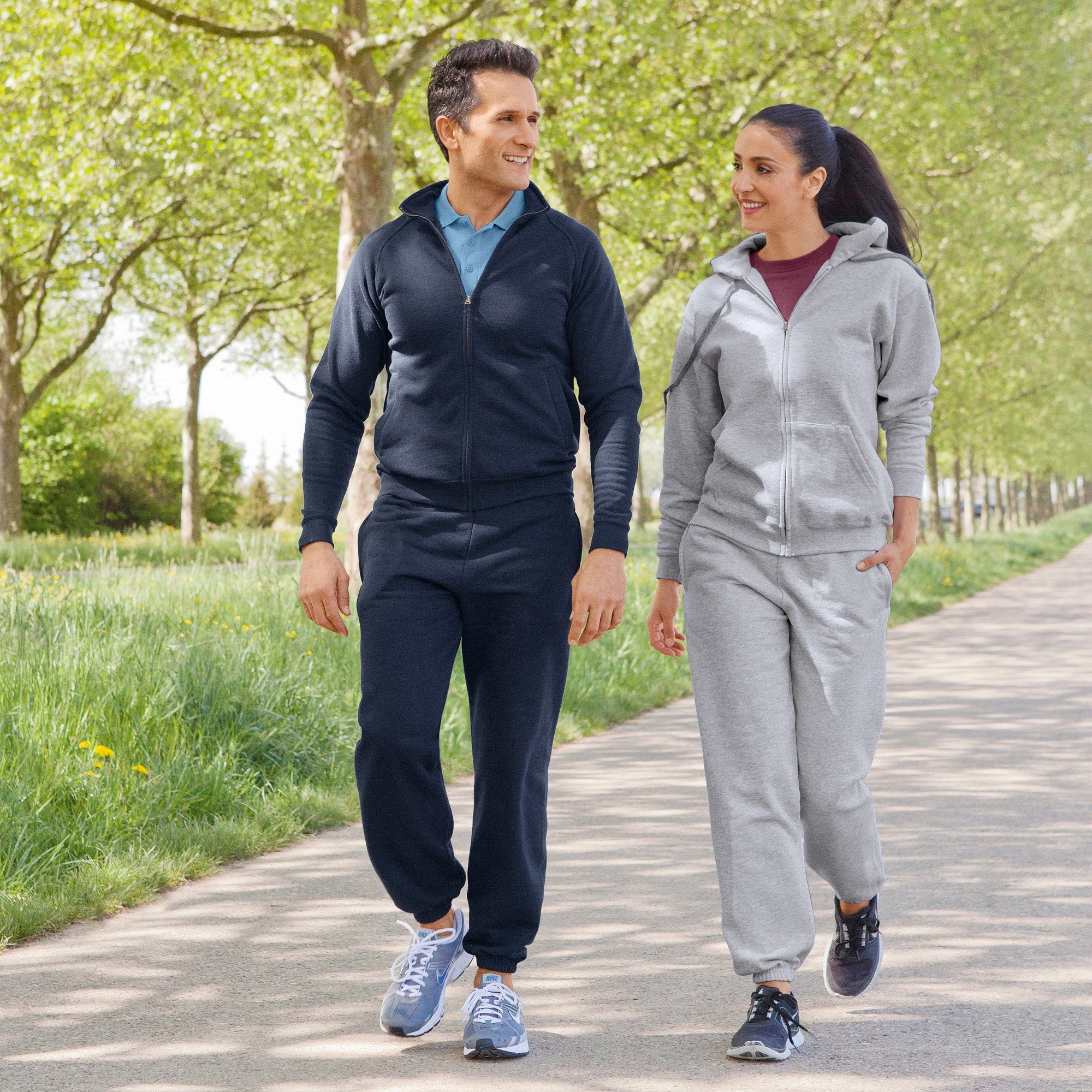 Fruit of the Loom Homewearhose Unisex-Freizeithose, lang mit Bündchen Uni günstig online kaufen