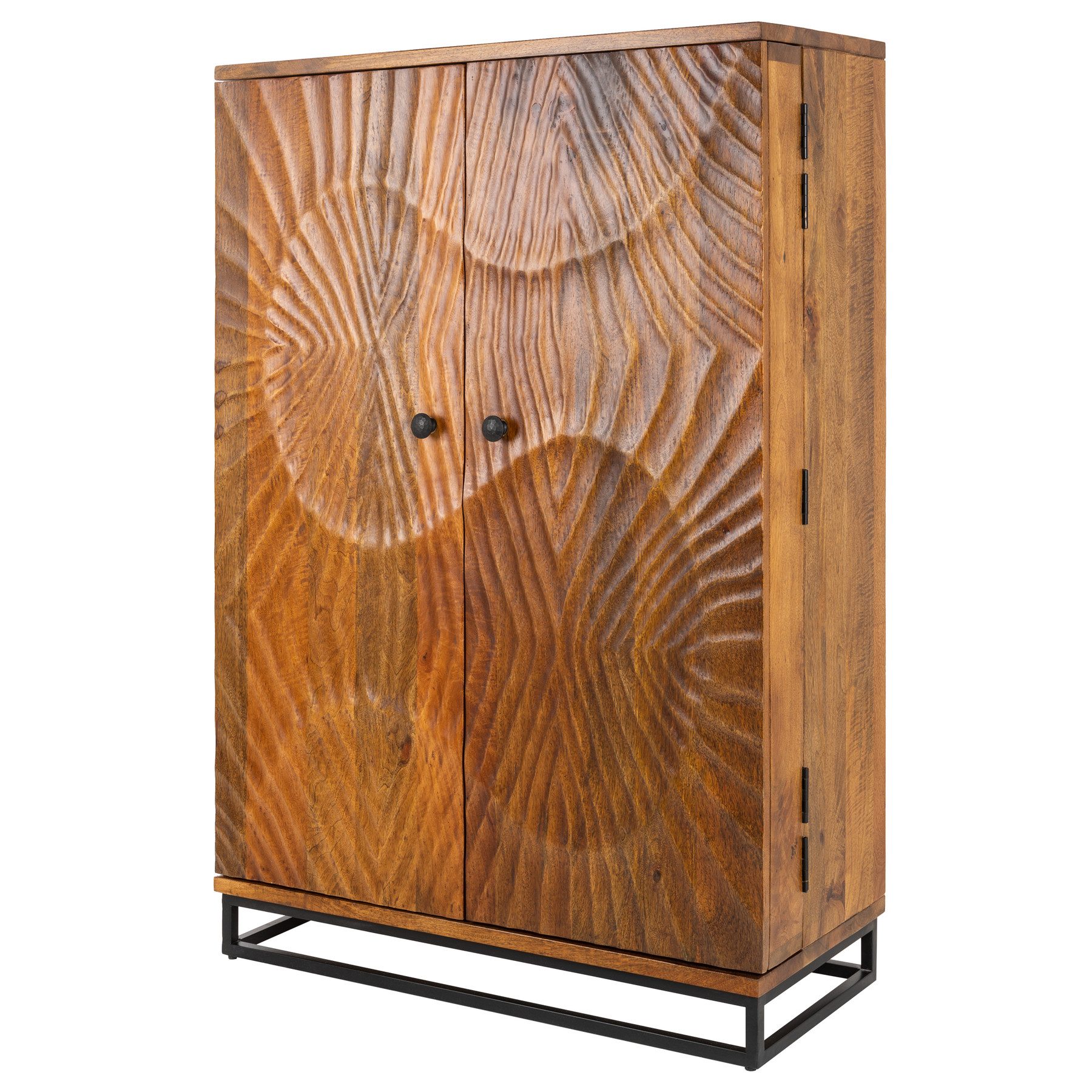 riess-ambiente Barschrank SCORPION 141cm braun / günstig online kaufen