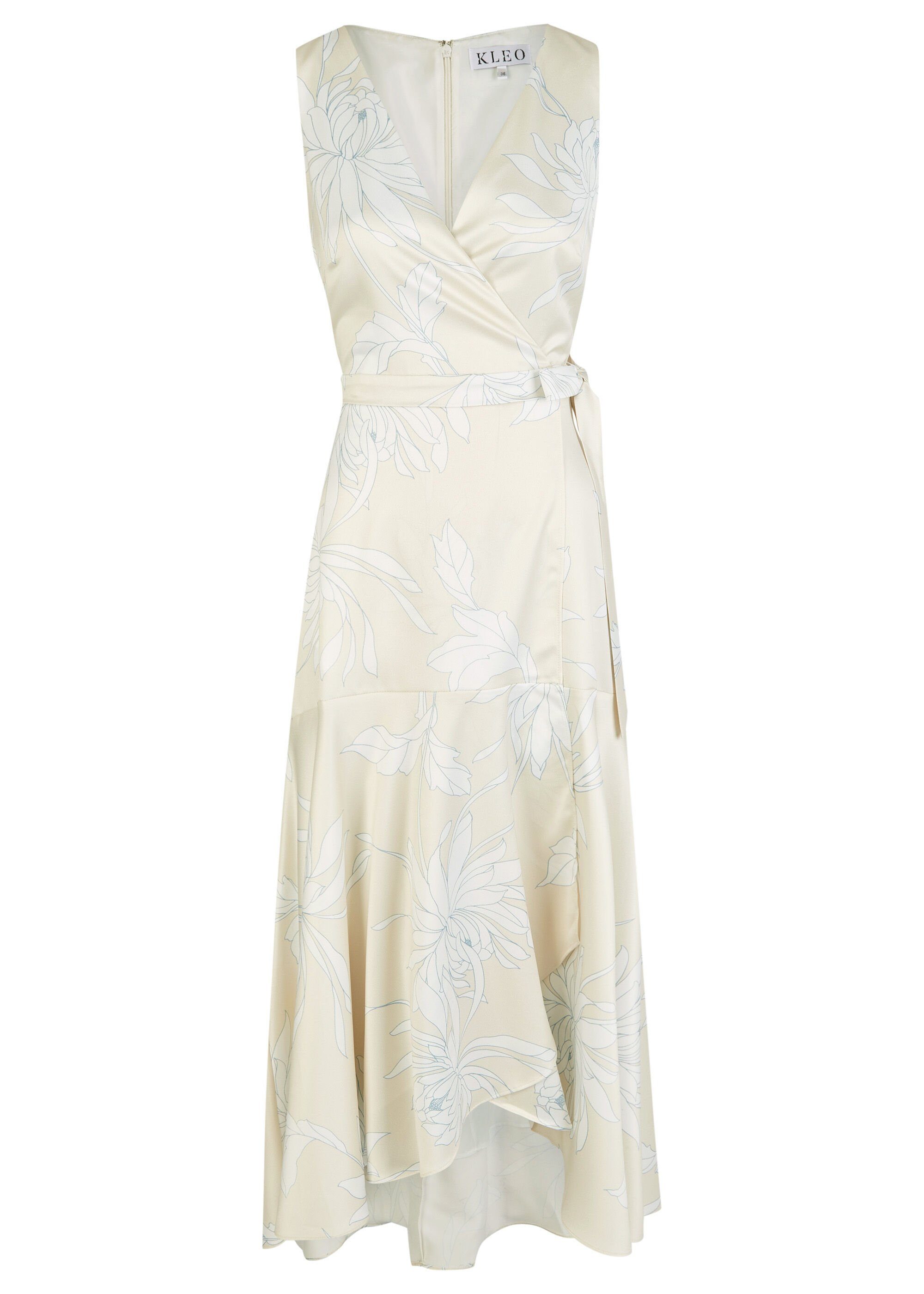 Kleo Abendkleid (1-tlg) fließender Satin im günstig online kaufen