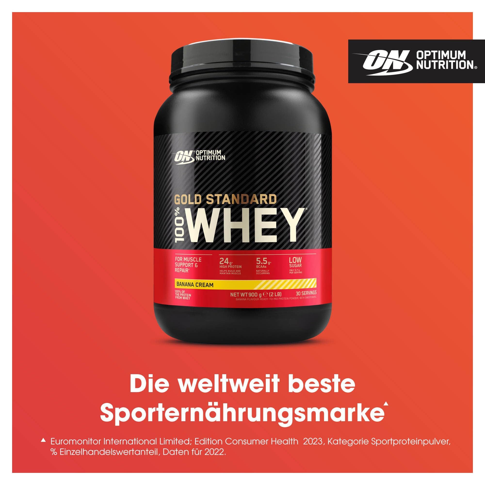 Optimum Nutrition Gold Standard 100% Whey 900g Pulver