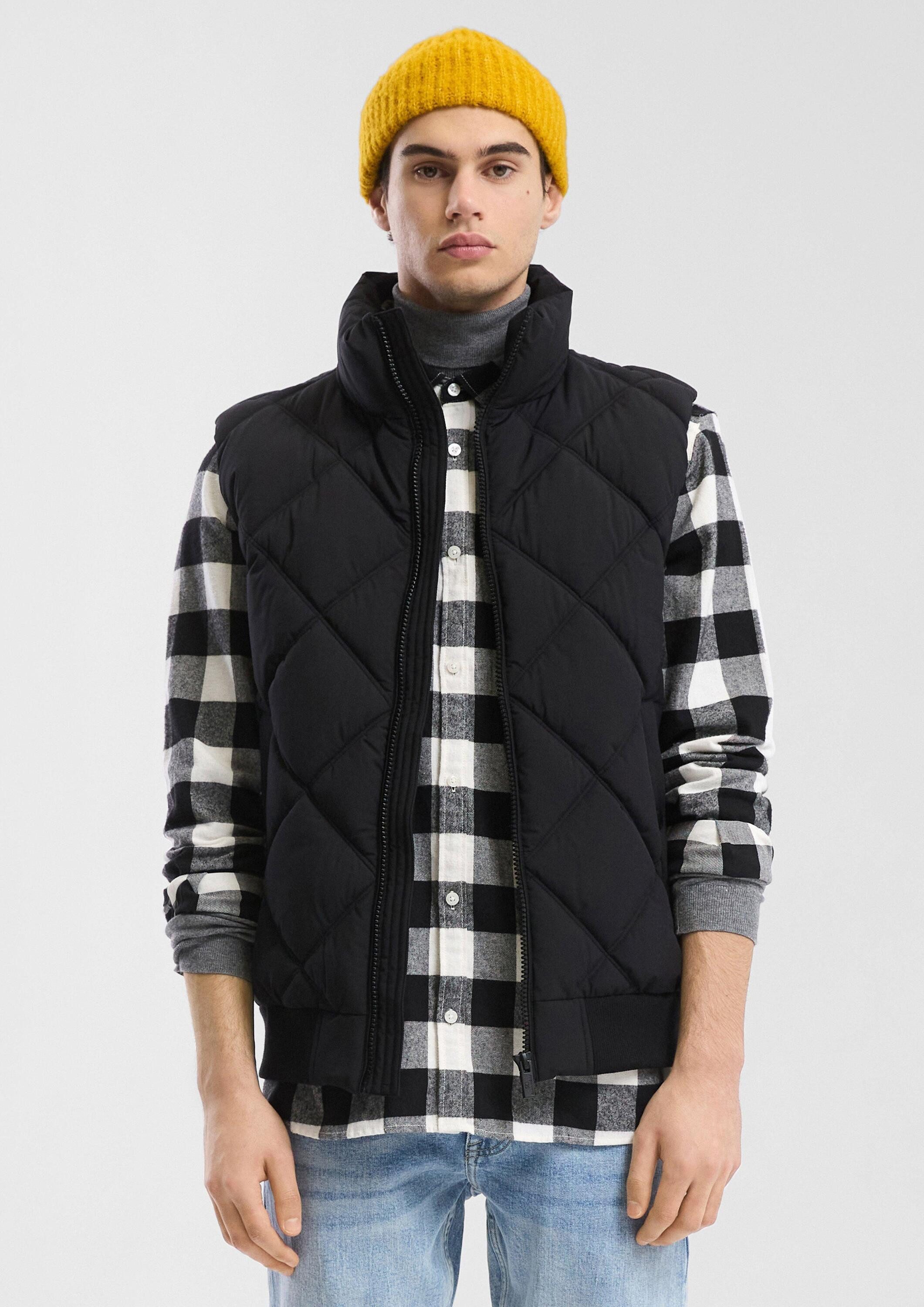 QS Outdoorjacke Outdoor-Weste Wattierte Steppweste mit Eingrifftaschen