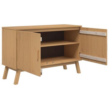 vidaXL Sideboard Sideboard OLDEN Braun 114x43x73,5 cm Massivholz Kiefer (1 St)