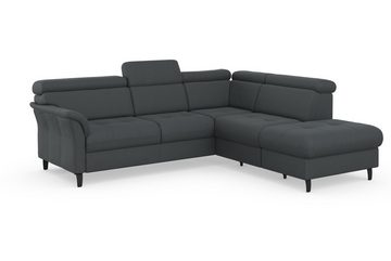 sit&more Ecksofa Marano L-Form, inklusive Kopfteilverstellung, wahlweise mit Bettfunktion, Bettkasten