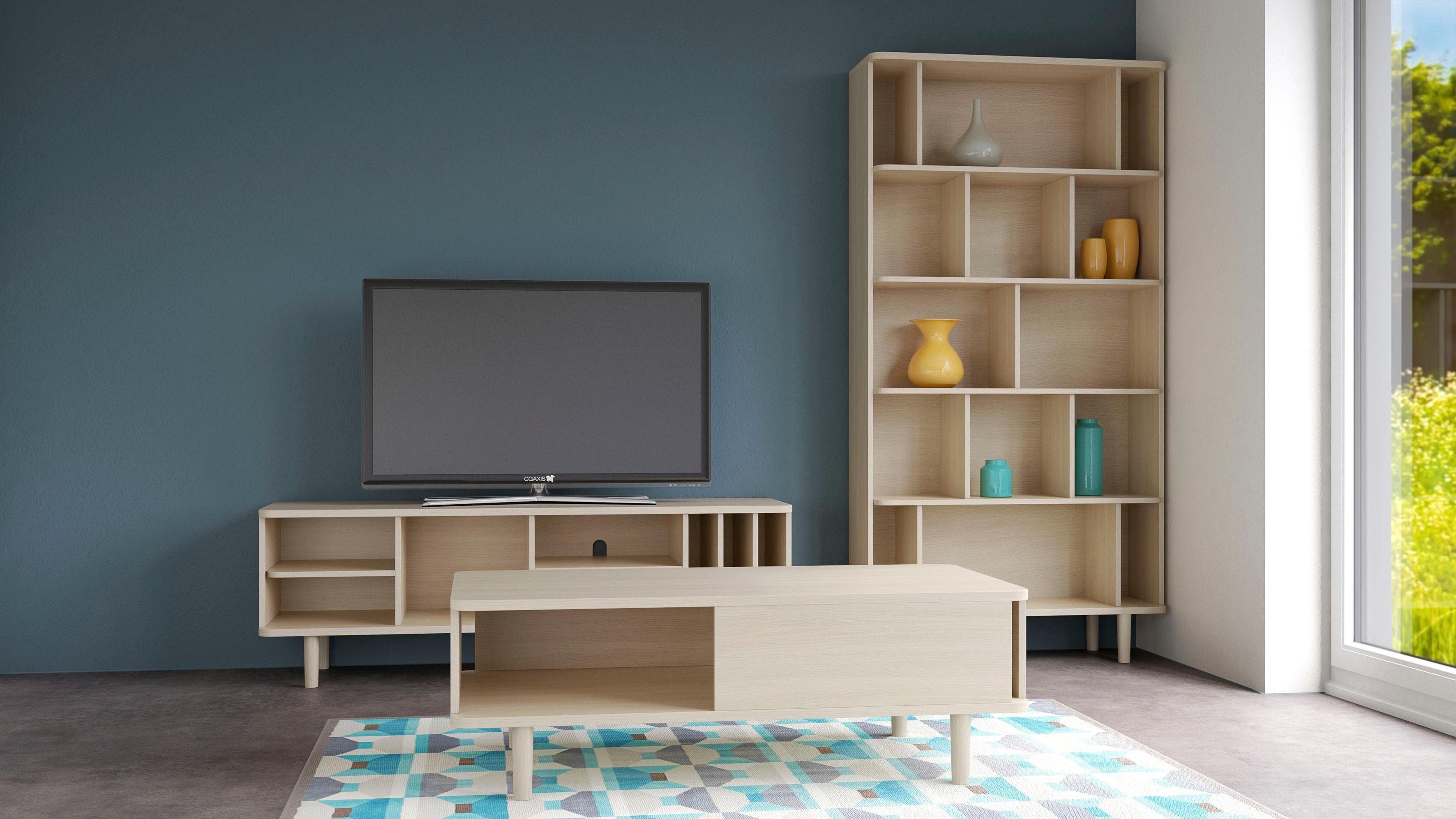 Woodman Sideboard Malic, Kommode im schlichten skandinavischen Design, Breite 160 cm, FSC®