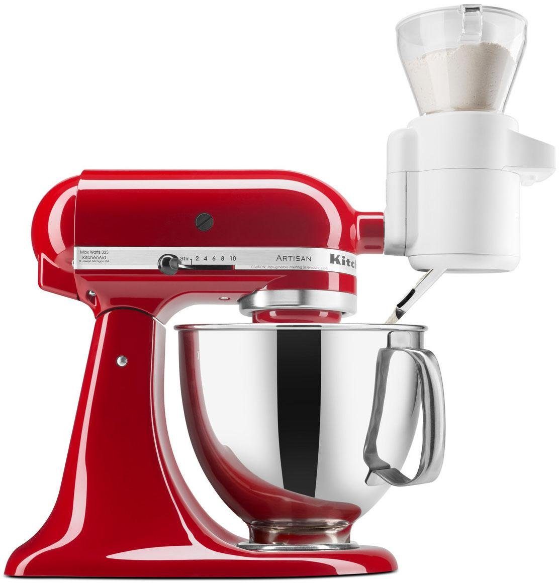 KitchenAid Siebaufsatz 5KSMSFTA, Zubehör für für alle KitchenAid Küchenmaschinen außer Professional 5KSM7990X, mit digitaler Waage