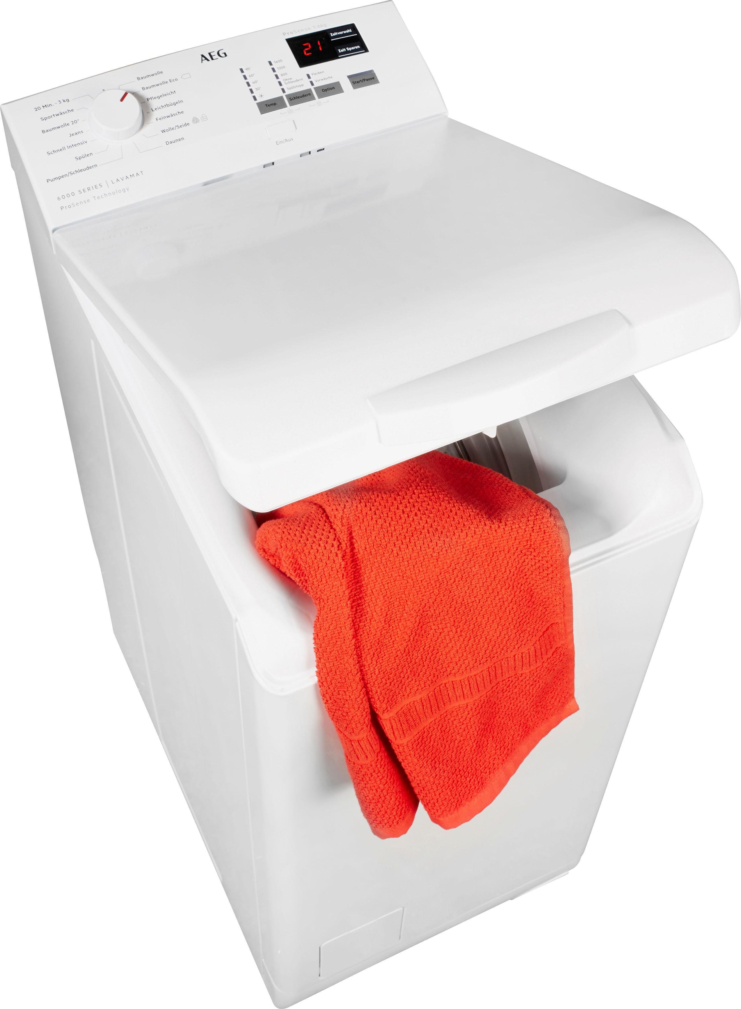 AEG Waschmaschine Toplader L6TB40460, 1400 U/Min