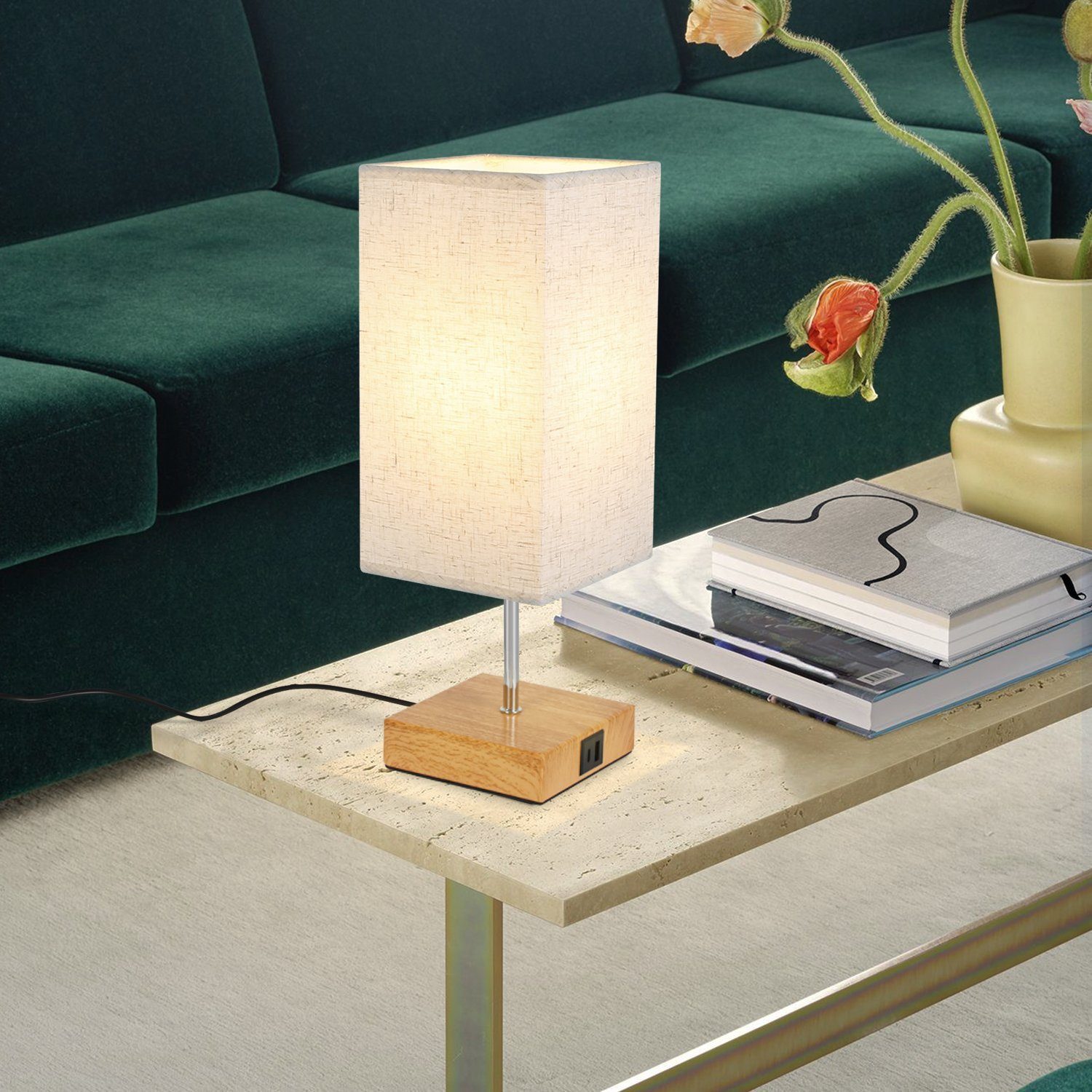 Nettlife Tischleuchte Tischlampe Touch dimmbare USB Vintage E27 mit Ladefun günstig online kaufen