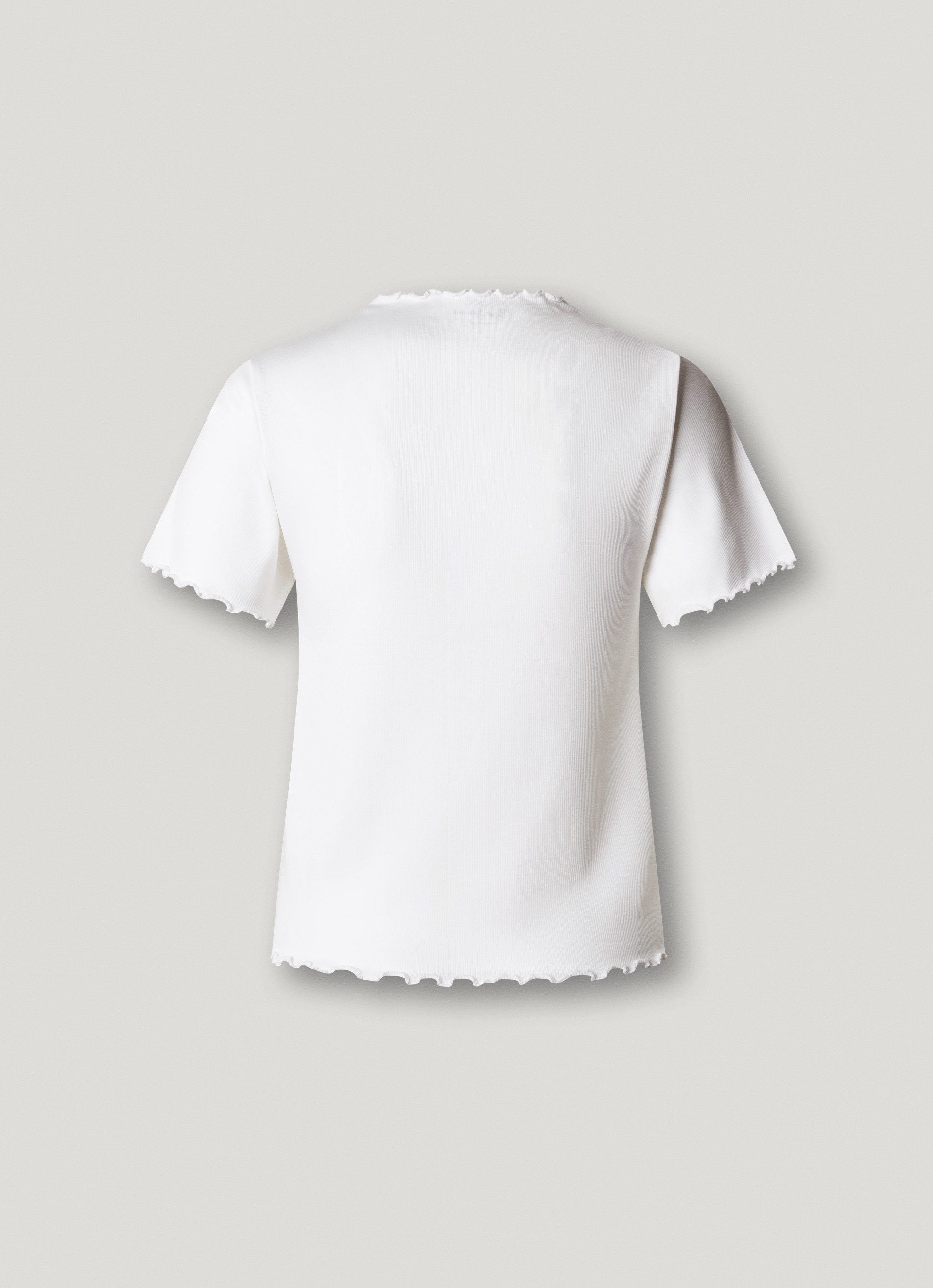 Pepe Jeans T-Shirt NORA mit gewellten Abschlüssen