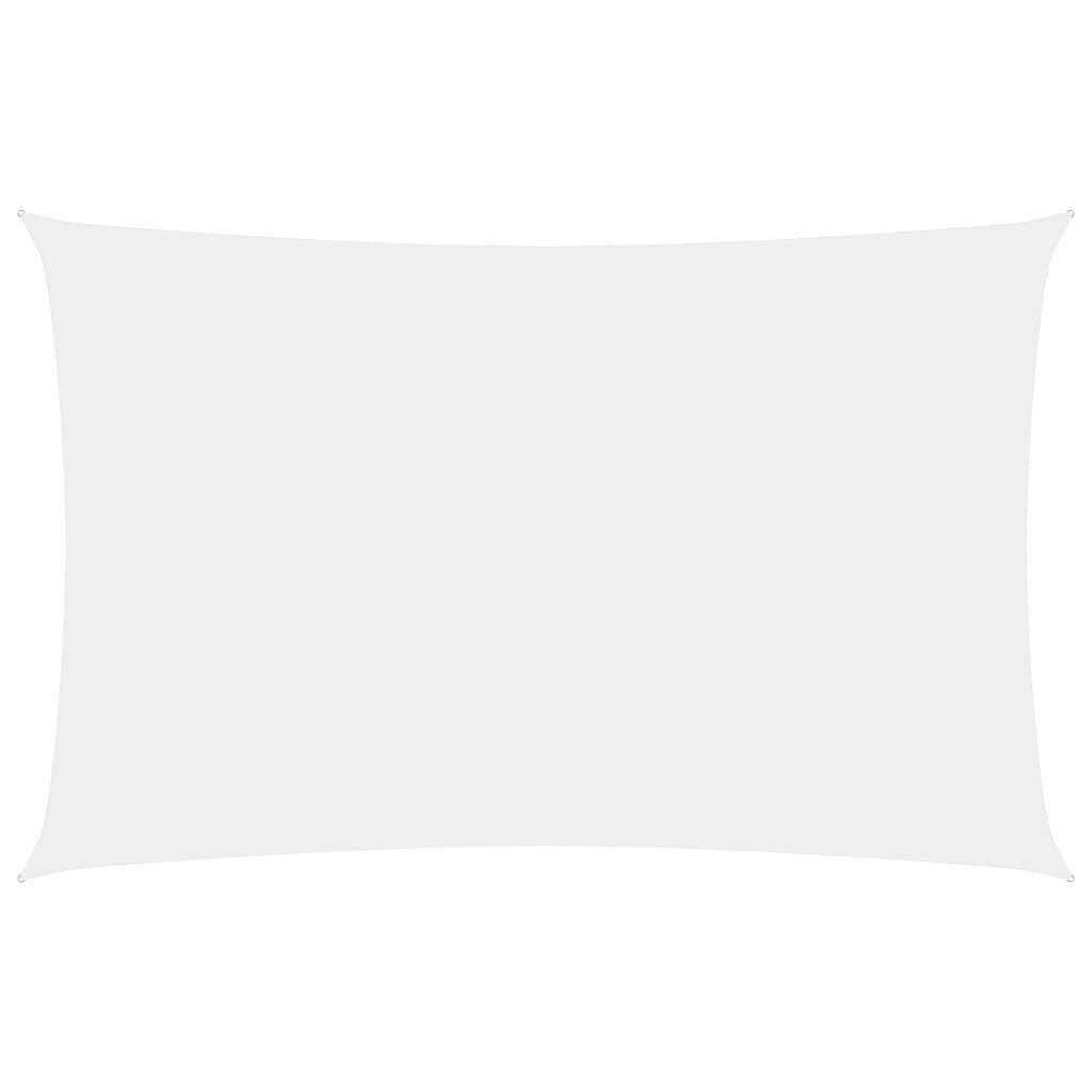 furnicato Sonnenschirm Sonnensegel Oxford-Gewebe Rechteckig 2x4,5 m Weiß