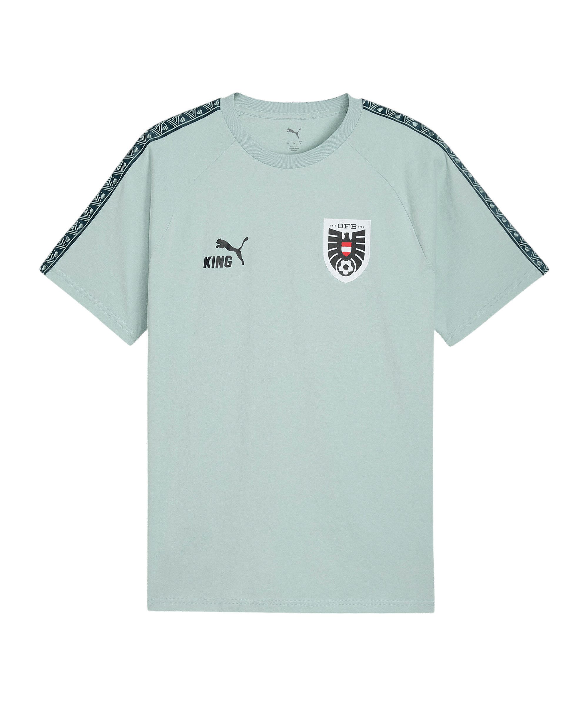 PUMA T-Shirt PUMA ÖFB Österreich King T-Shirt Kurzarm-Shirts Baumwolle