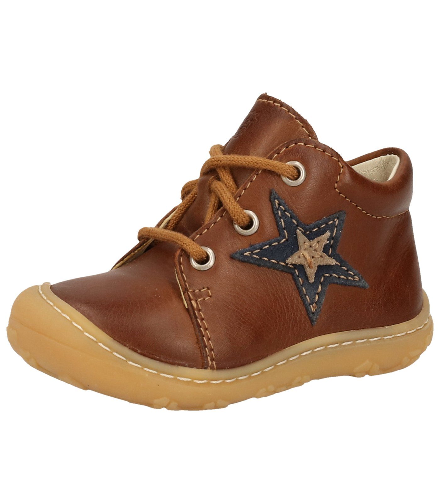 Ricosta Pepino Halbschuhe Leder Lauflernschuh Cognac