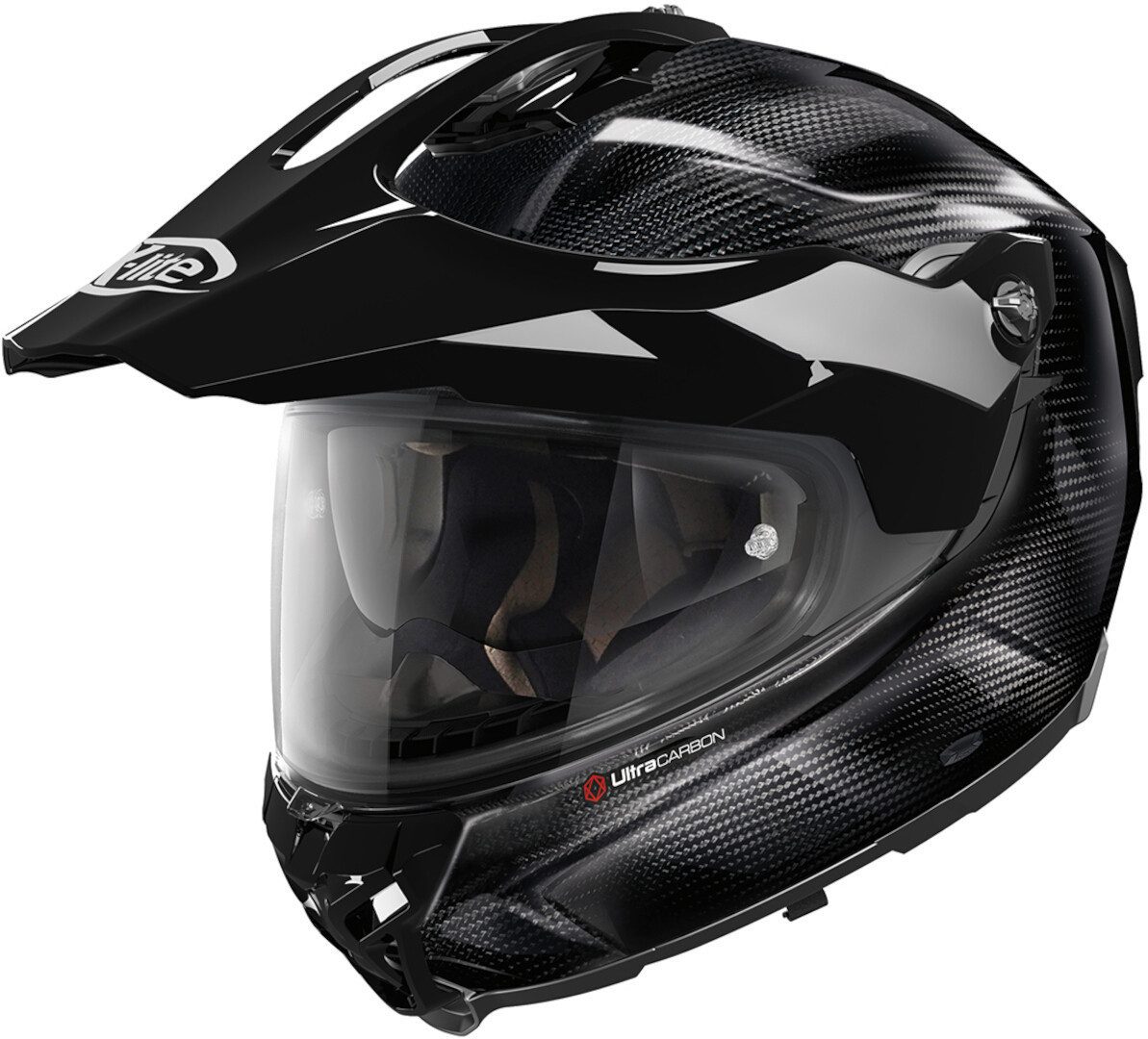 X-lite Motorradhelm X-552 Ultra Carbon Puro N-Com Helm, integriertes Sonnenvisier,vorbereitet für Kommunikationssystem,No