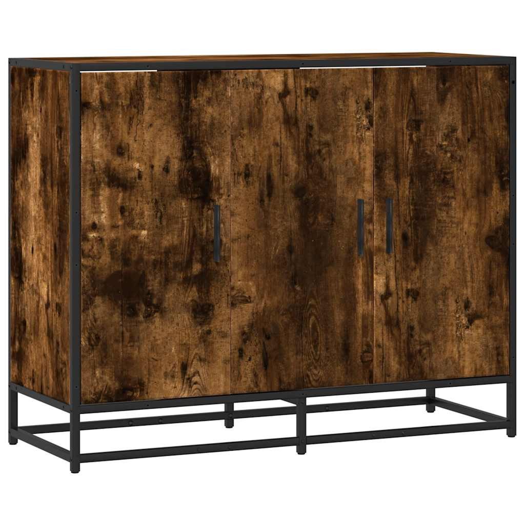 vidaXL Sideboard Sideboard Räuchereiche 94x35x76 cm günstig online kaufen