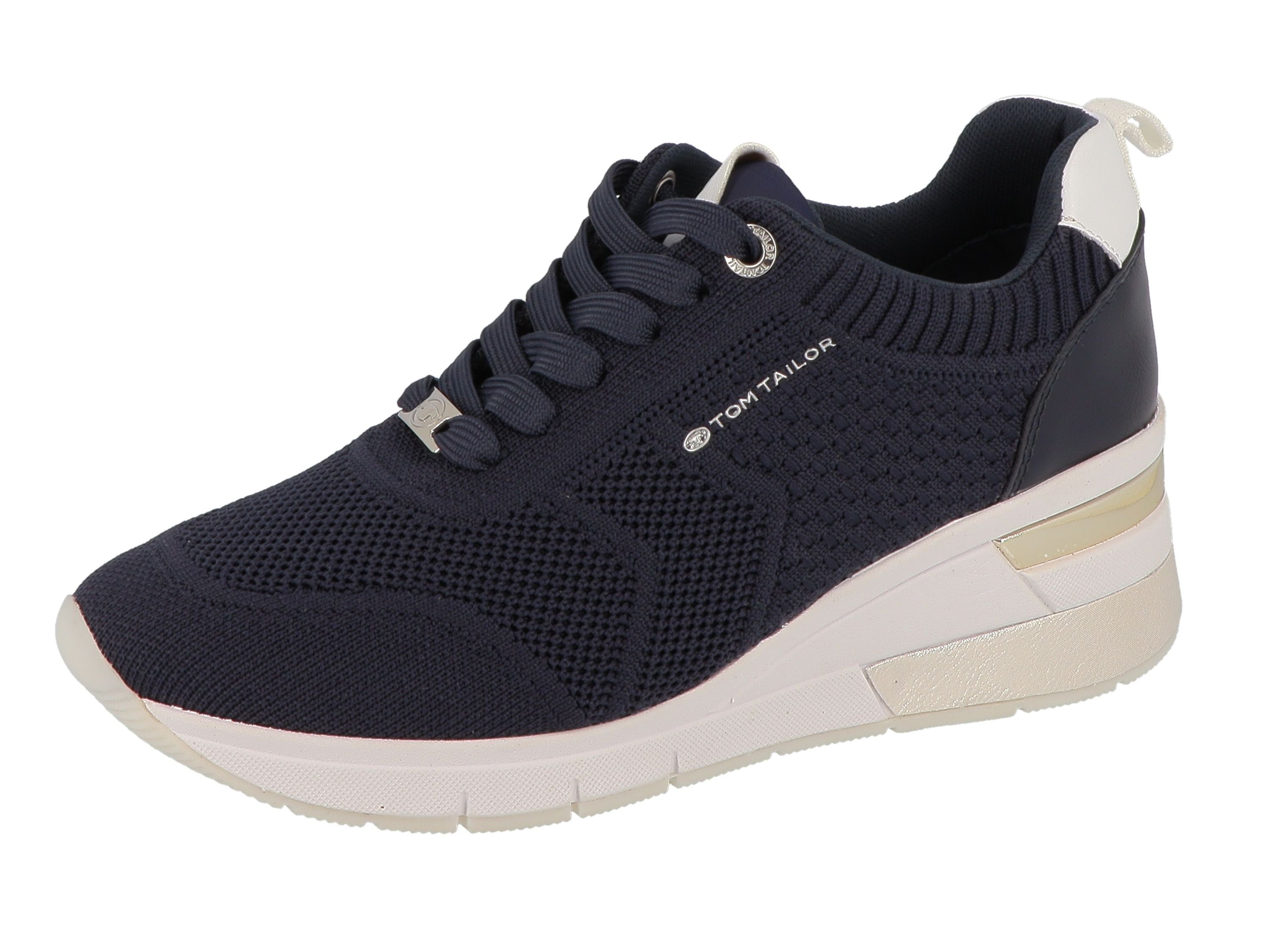 TOM TAILOR Tom Tailor Schnürhalbschuhe für Damen Sneaker navy