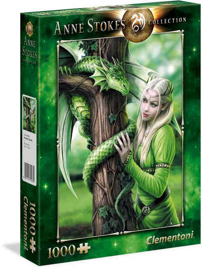 Clementoni® Puzzle »Anne Stokes Collection, Verwandte Seelen«, 1000 Puzzleteile, Made in Europe
