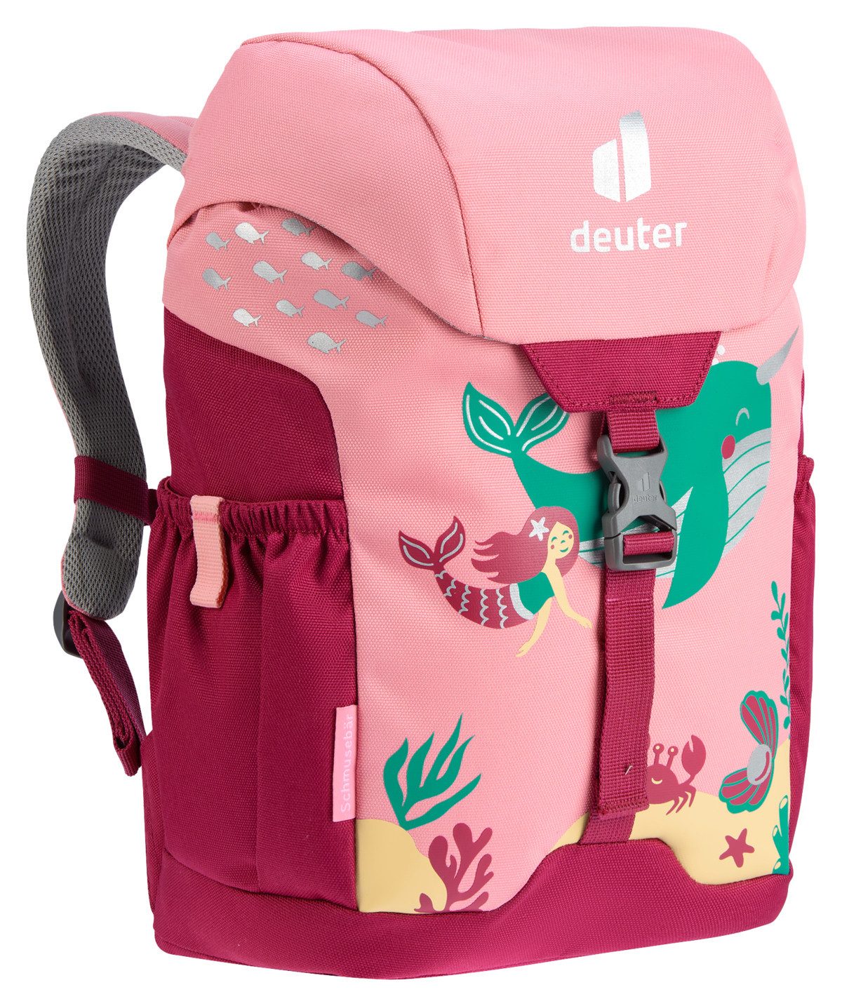 deuter Kinderrucksack SCHMUSEBÄR 8 L, für Kinder, mit 8 Liter Volumen, mit Reflektoren
