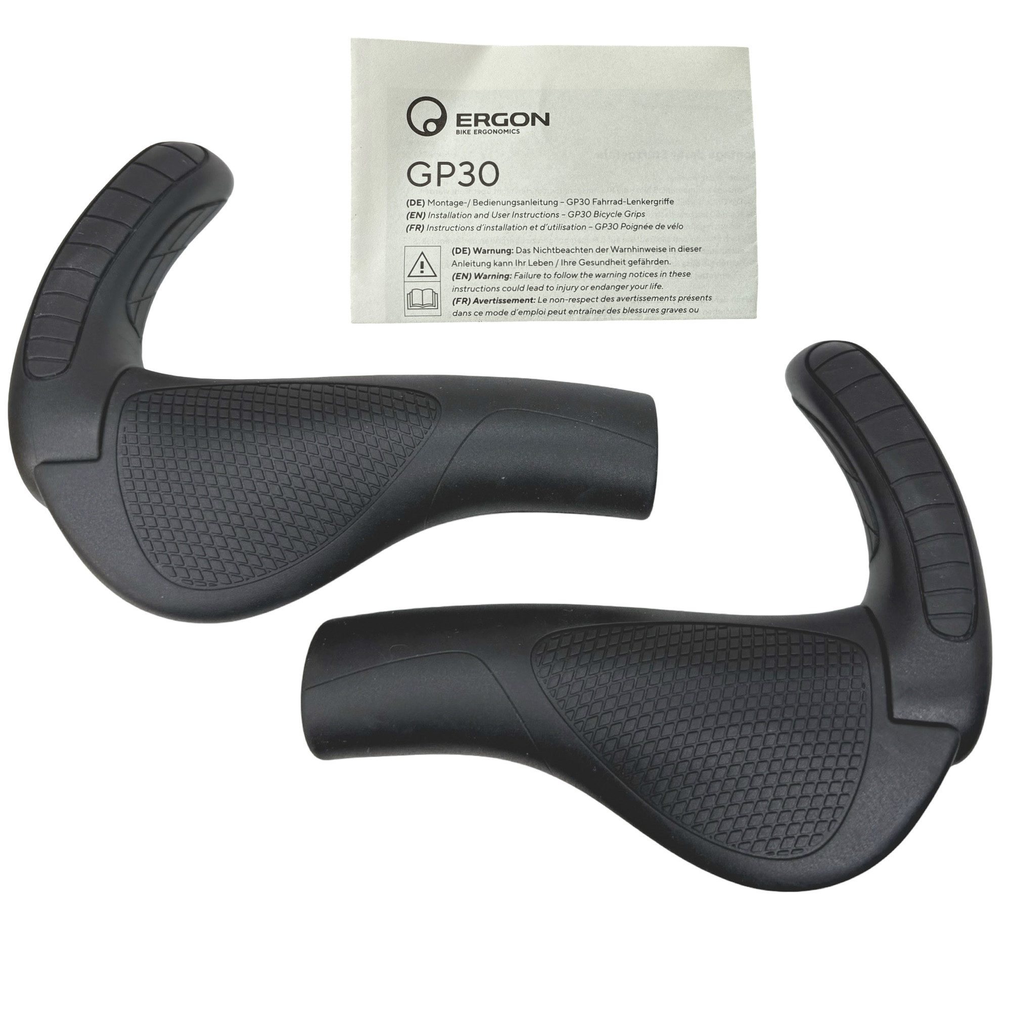 Ergon Fahrradlenker Ergon GP3 0- Large City Ebike Ergo komfort Fahrrad Griffe Hörnchen