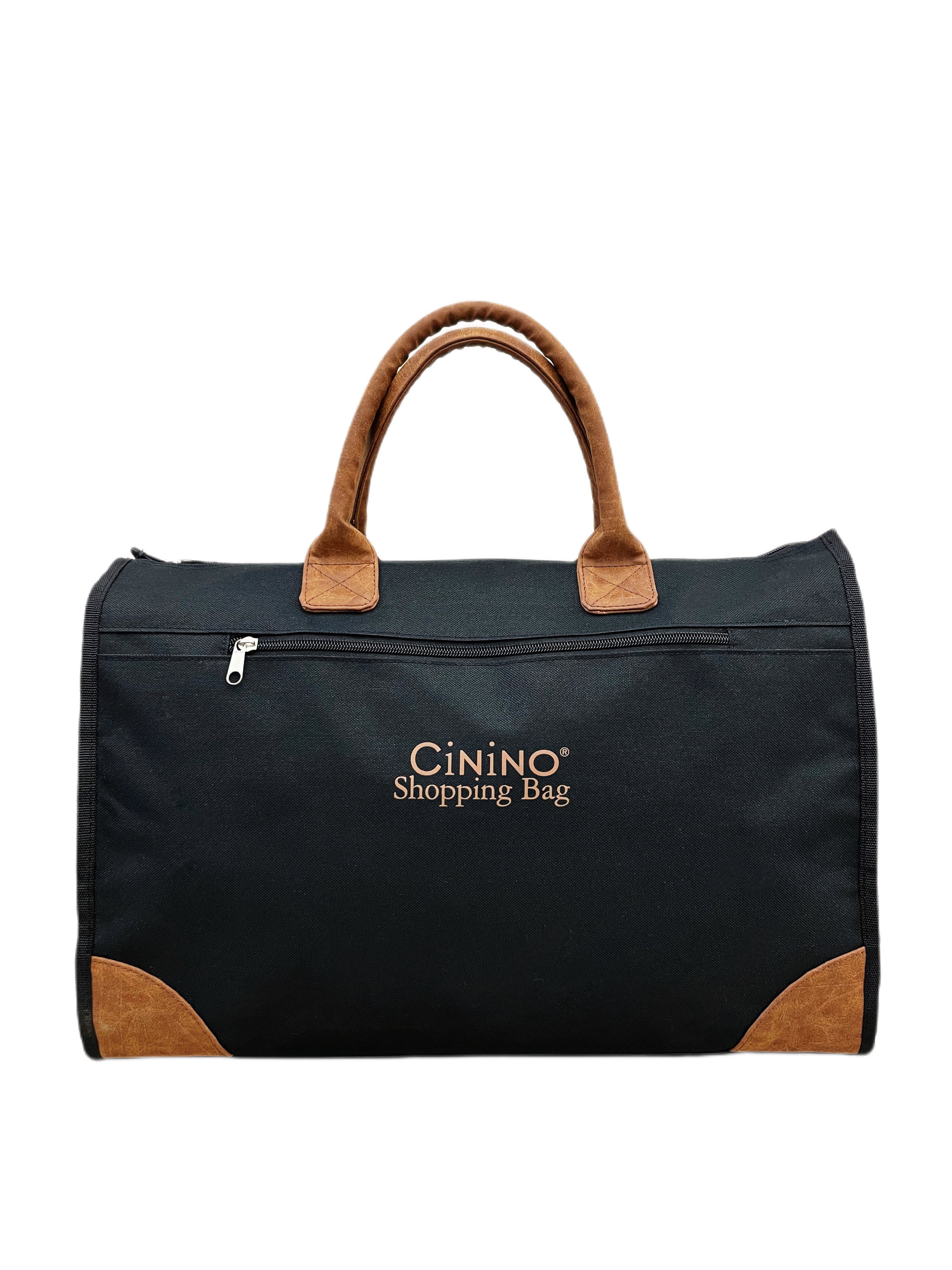 Cinino Handtasche Shopping Bag, Shopping Bag Einkaufstasche aus robustem Nylon Shopper