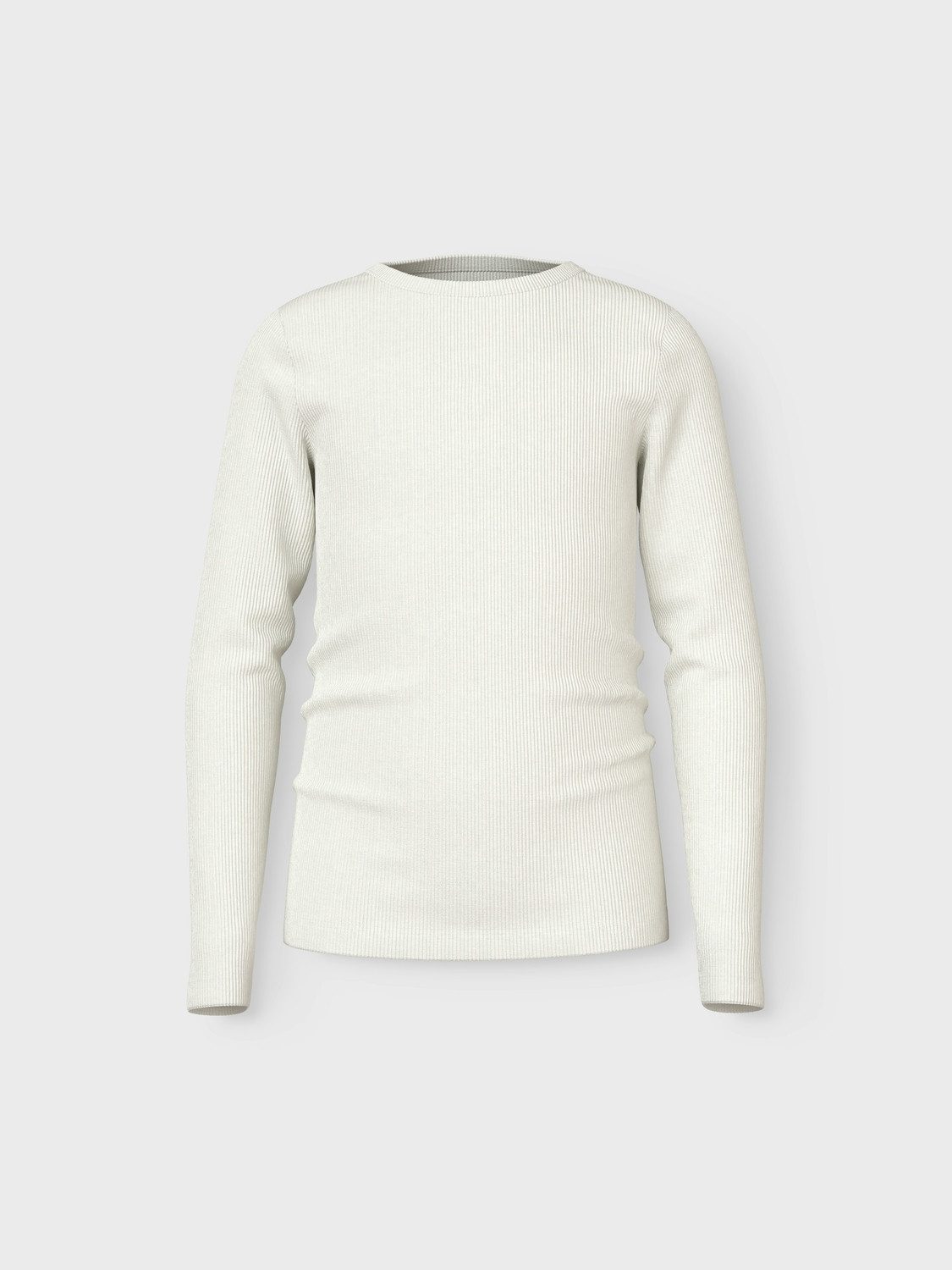 Name It Langarmshirt NKFNAKAL LS TOP NOOS in Basic-Form und leicht gerippter Qualität