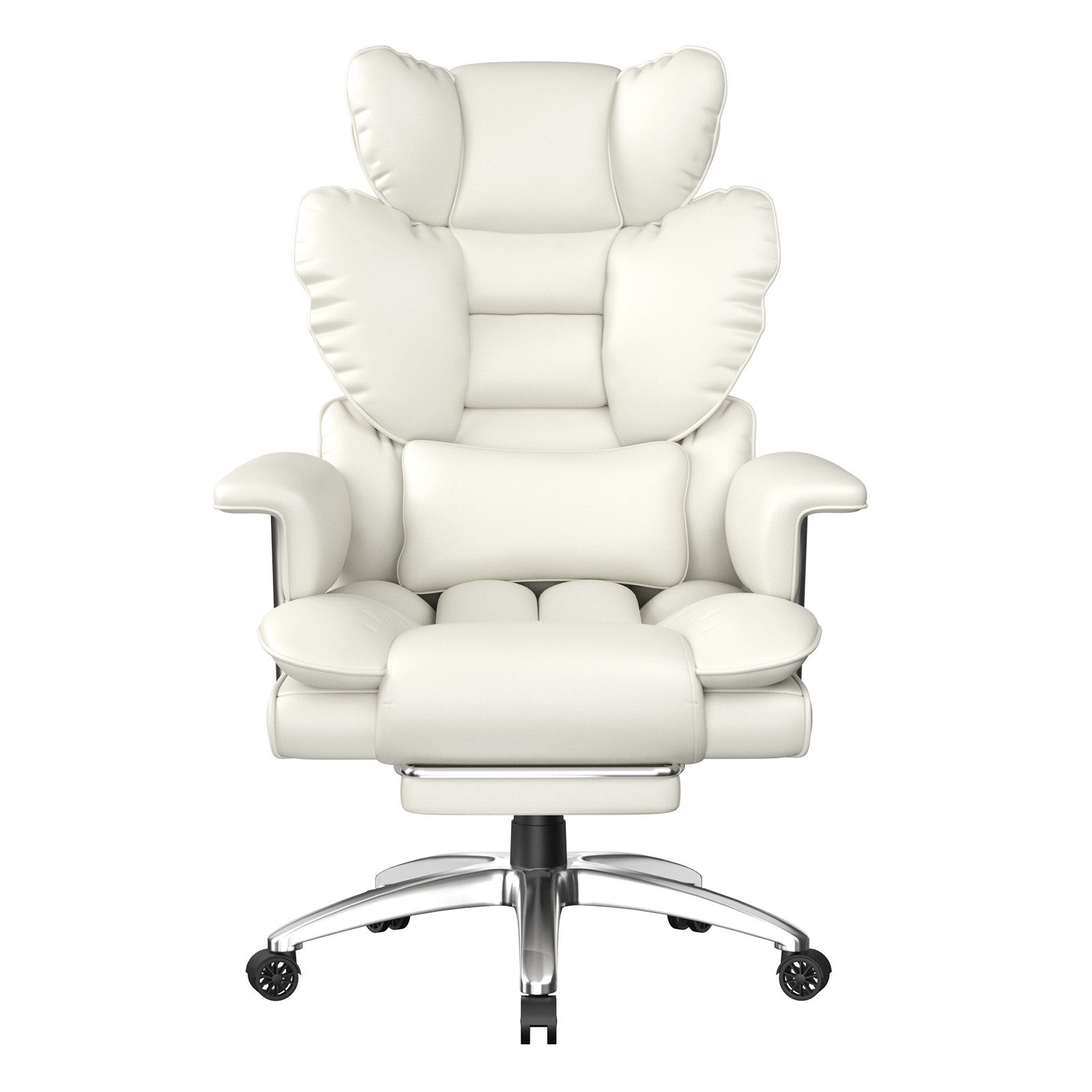 ZAISZE Bürostuhl Multischicht-System: Ergonomischer Bürostuhl mit Verstell & Belüft (Spar-Set), 350 Abnehmbarer, galvanisierter Offset-Fuß