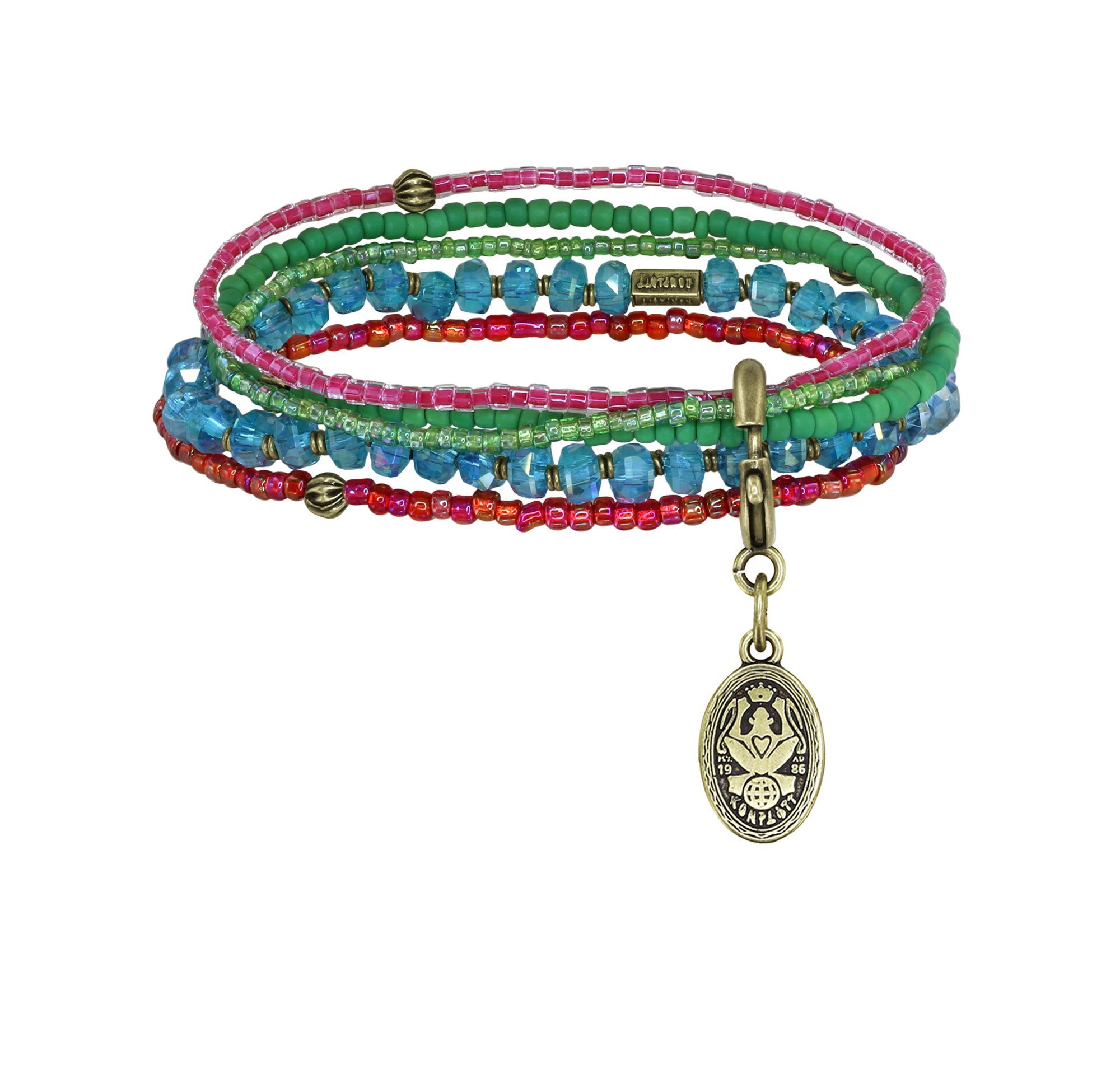KONPLOTT Armband KONPLOTT Armband Petit Glamour d´Afrique antik Messing multi