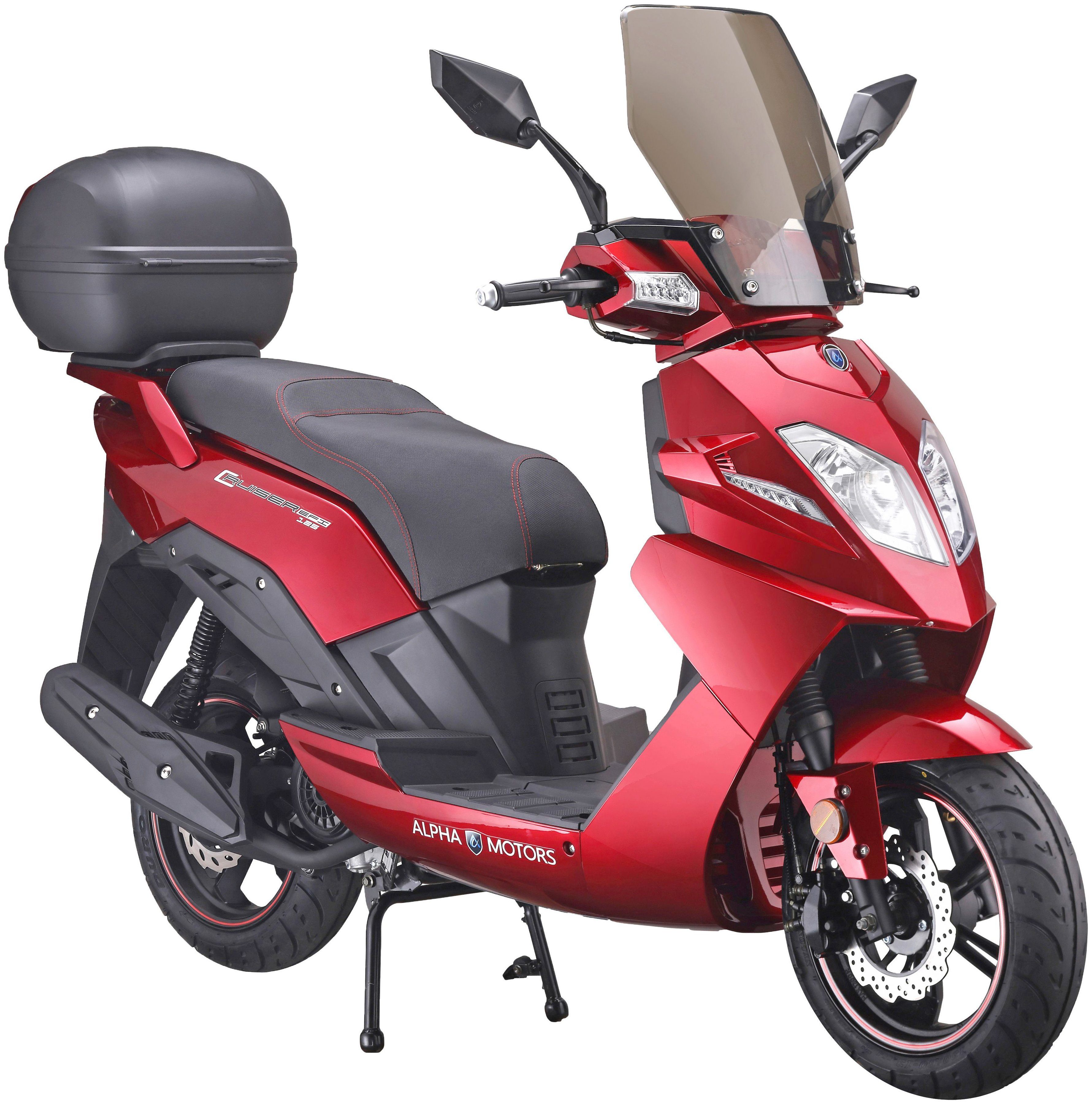 ALPHA MOTORS Motorroller »CRUISER«, 125 ccm, 80 km/h, mit Topcase