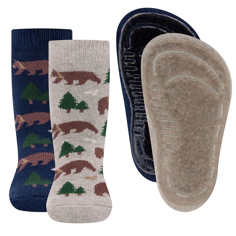 ABS-Socken Stoppersocken Bären 2er Pack