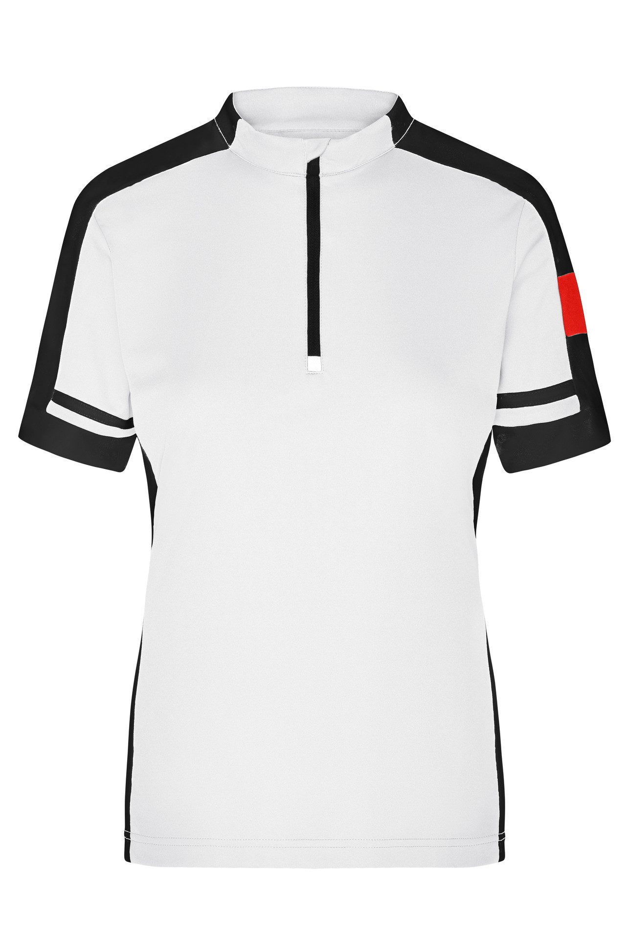 James & Nicholson Radtrikot Tailliertes Damen Kurzarm Bike Shirt mit atumungsakiver Funktionsfaser