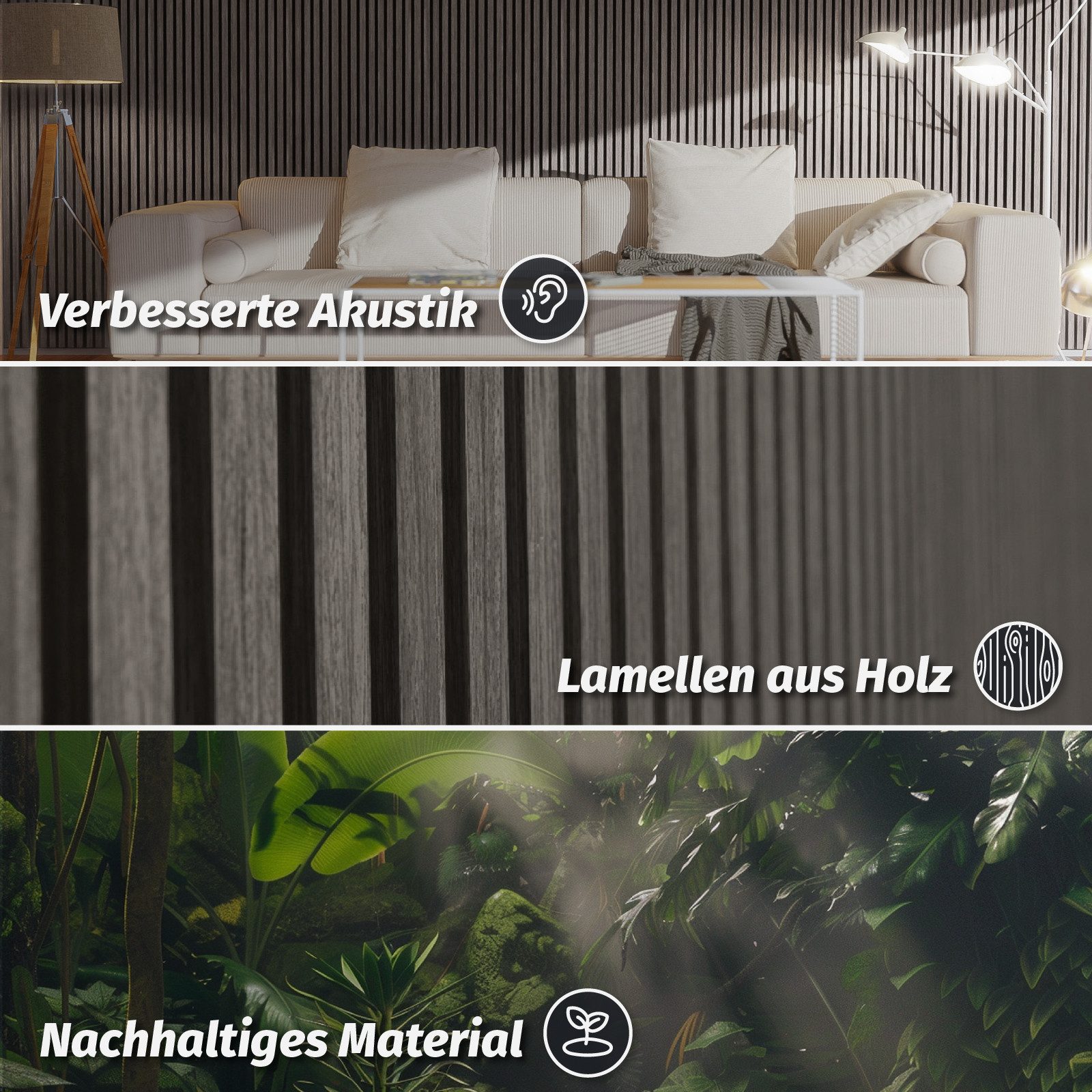 HORI 3D Wandpaneel HORI WALL Akustik günstig online kaufen