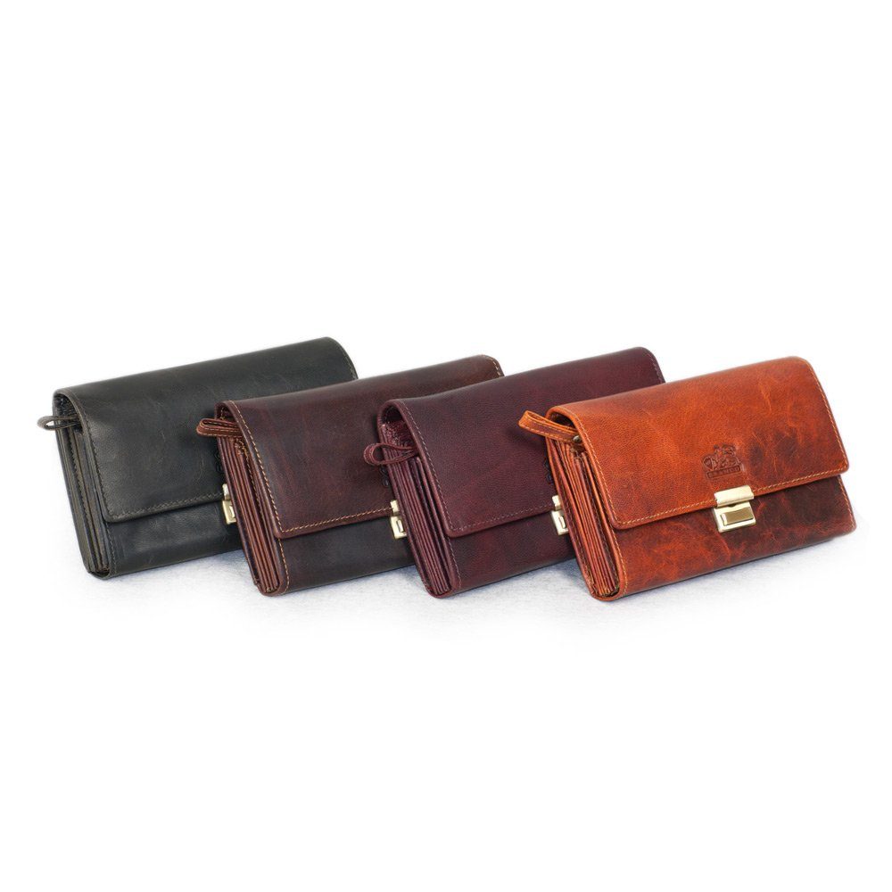 BRANCO Kellnerbörse Profi Kellnerbörse, Kellnergeldbeutel, Leder Cognac Used Look, Branco