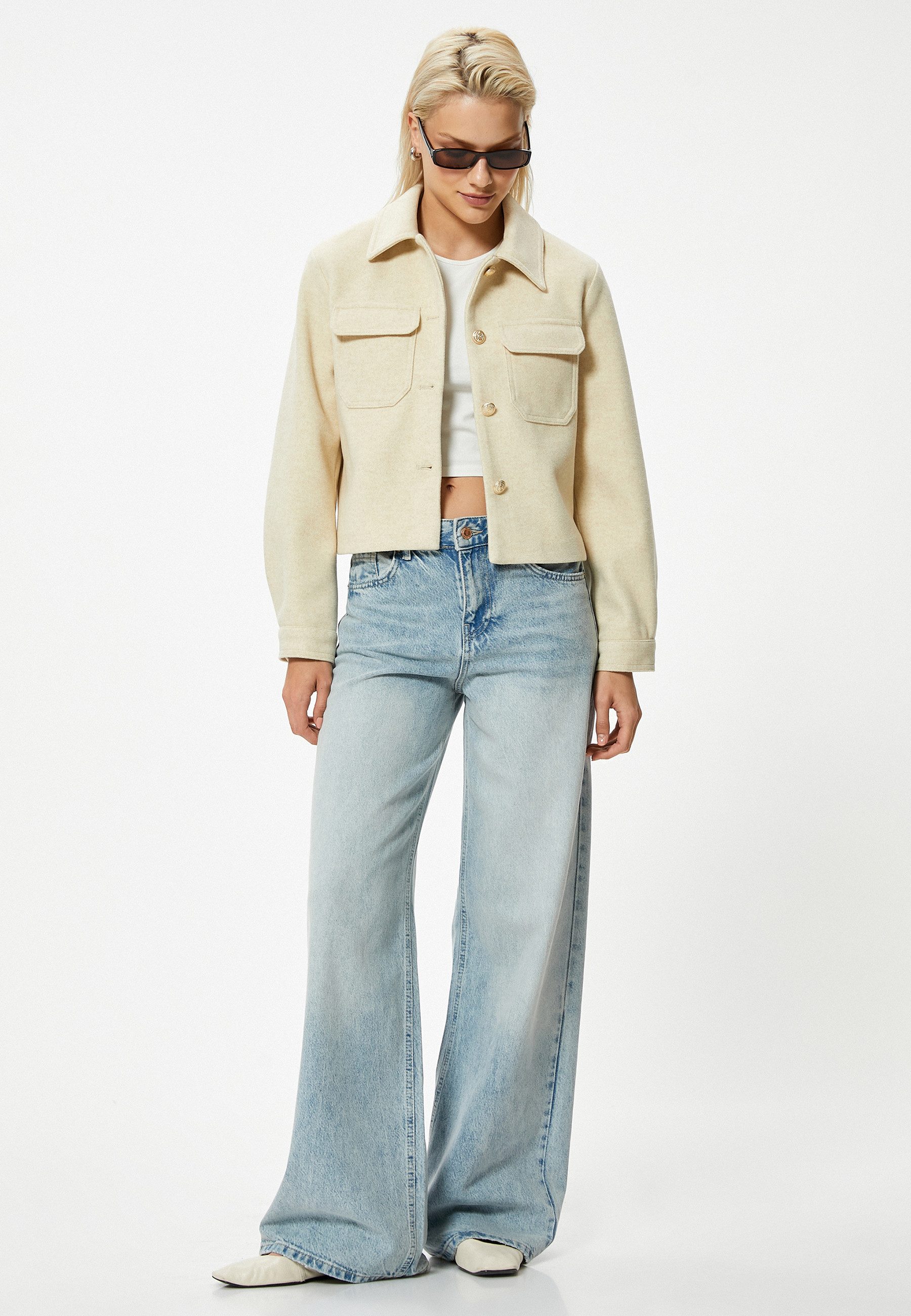 Koton Hemdjacke Regular Klassisch