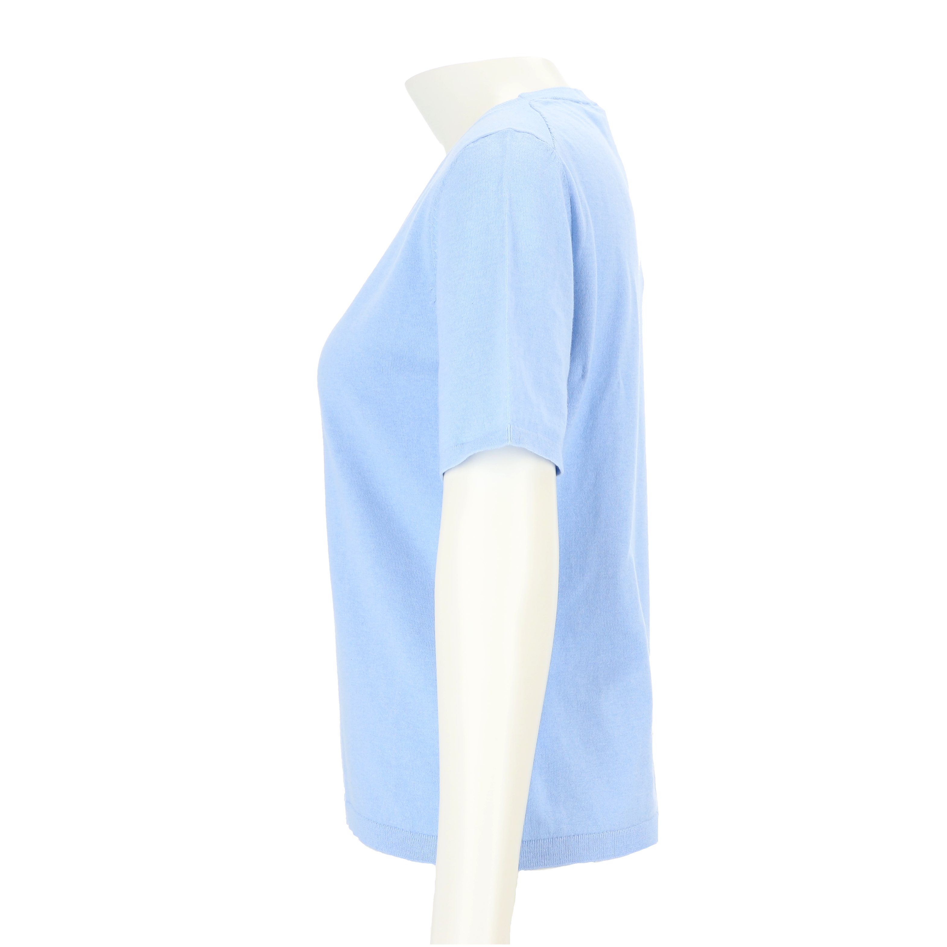 halsüberkopf Accessoires Kurzarmshirt Feinstrick-Shirt Baumwolle-Kaschmir-M günstig online kaufen