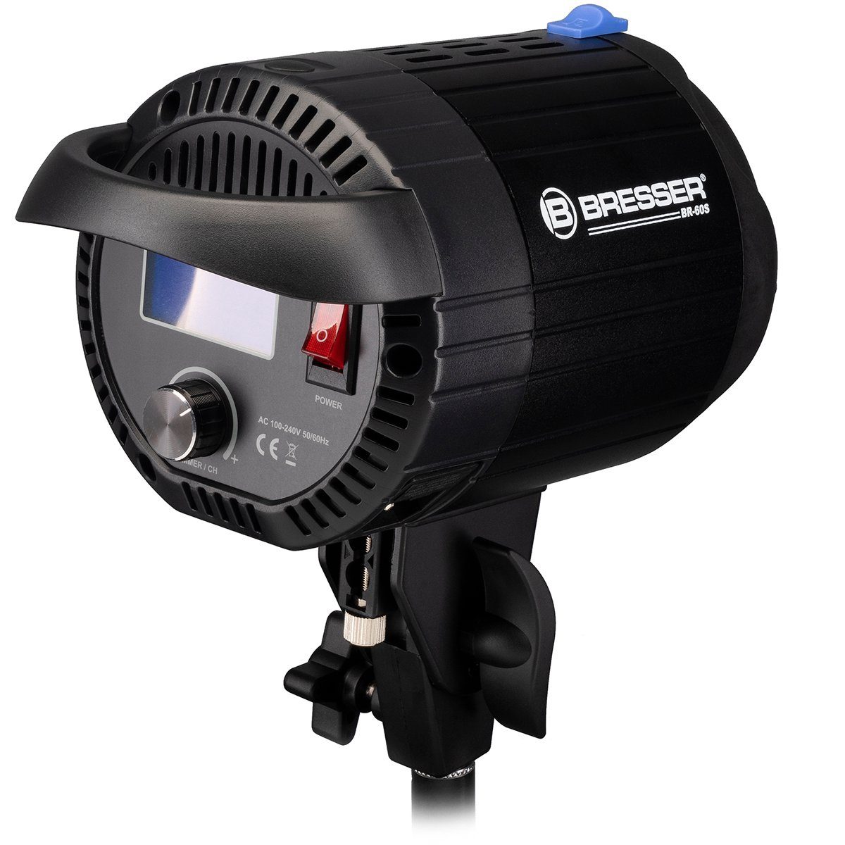 BRESSER Tageslichtlampe BRESSER BR-60S COB LED-Studiolampe 60W mit Bowens Anschluss für Softb…