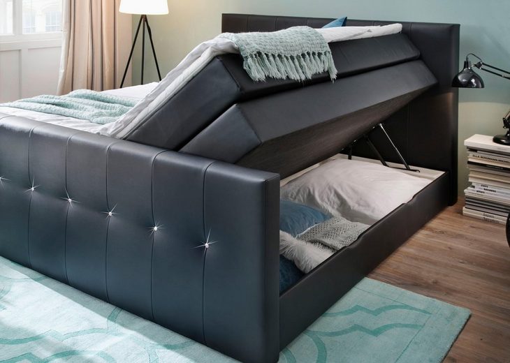 Boxspringbett mit Bettkasten