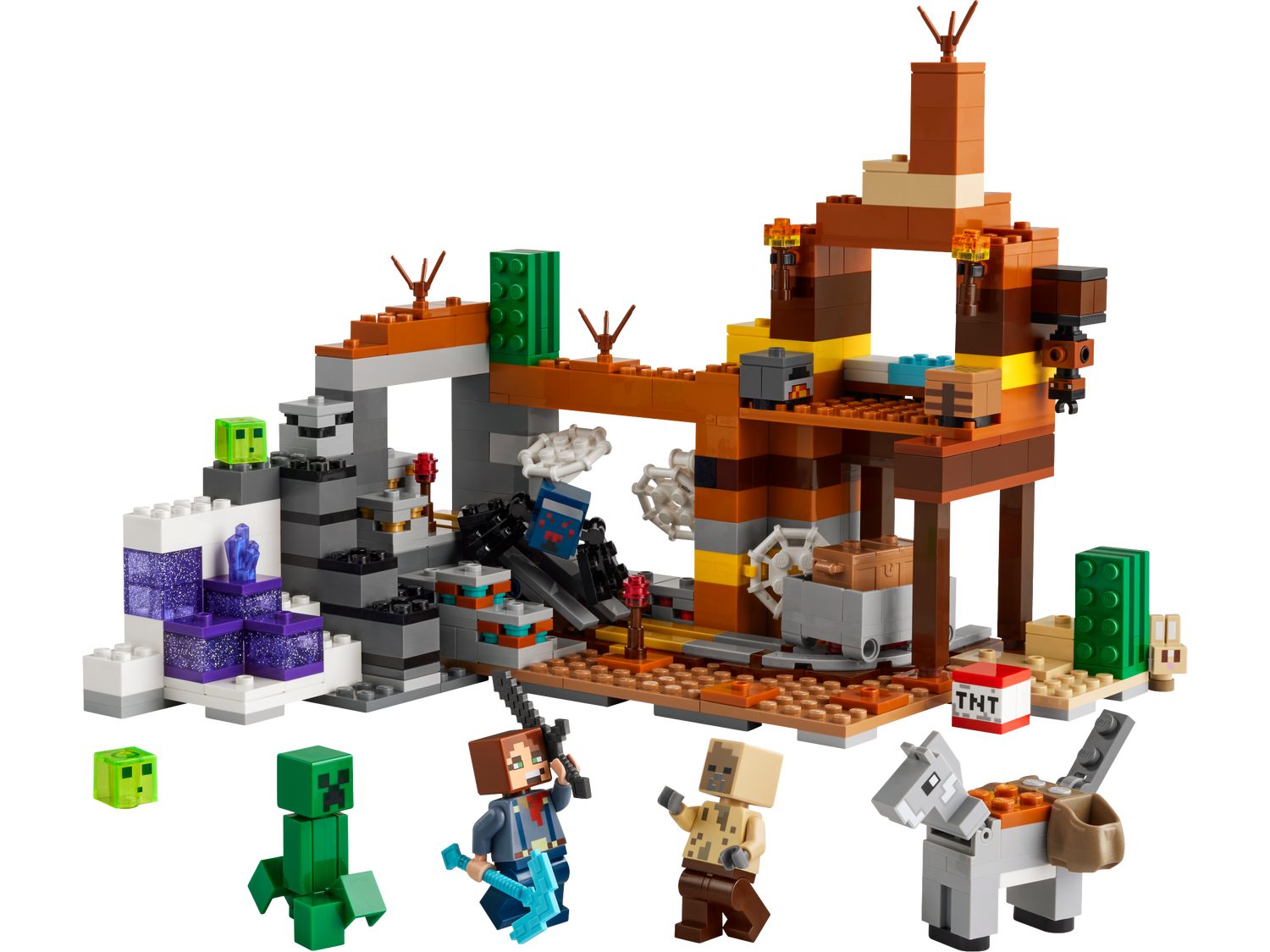 LEGO® Minecraft 21263 Die Mine in den Badlands Spielbausteine, (Set, 538 St., Set)