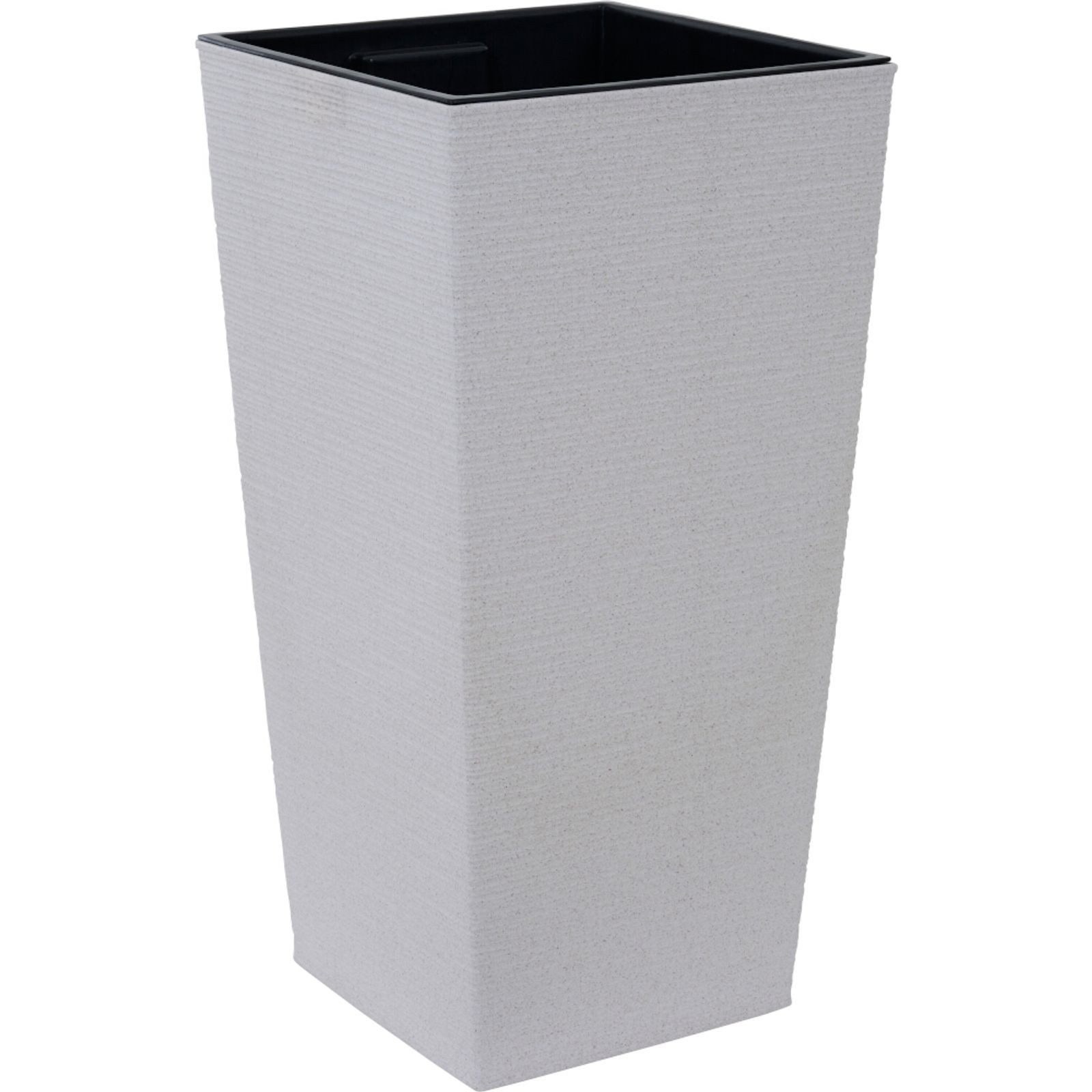 Siena Garden Pflanzkübel Pflanzgefäße NIZZA GROOVE creme Rillenoptik, 40 x 75 cm