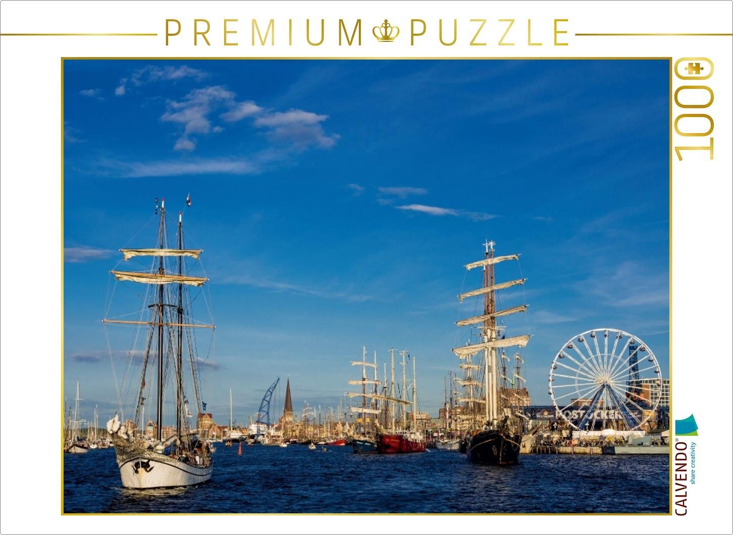 Segelschiffe Lege-Größe Foto-Puzzle von der Ködder, Puzzle Sail 64 1000 auf 1000 CALVENDO Puzzleteile Teile Puzzle Rico 48 Hanse Bild x CALVENDO cm