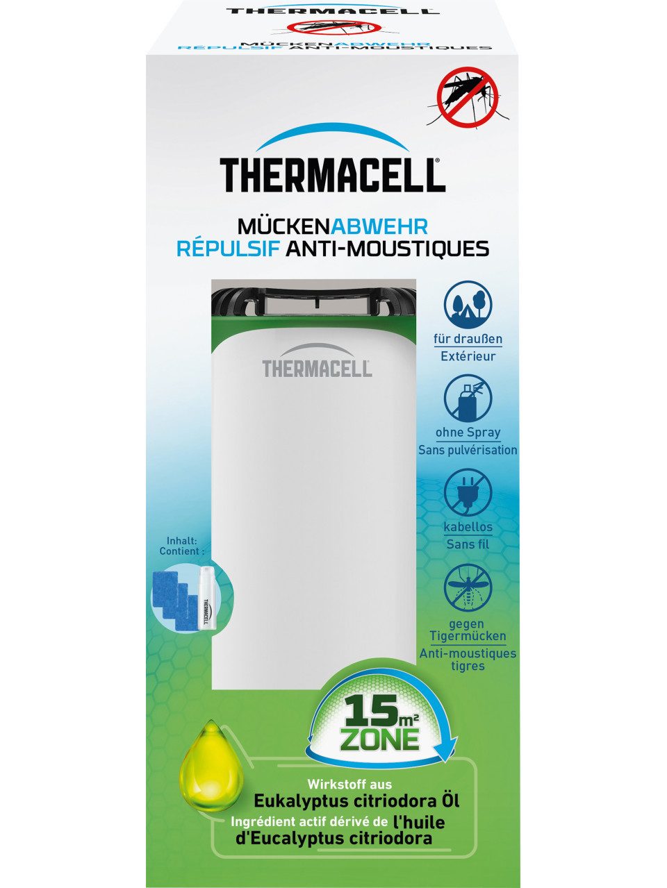 ThermaCell Insektenabwehrgerät Thermacell Mückenabwehr-Verdampfer Protect