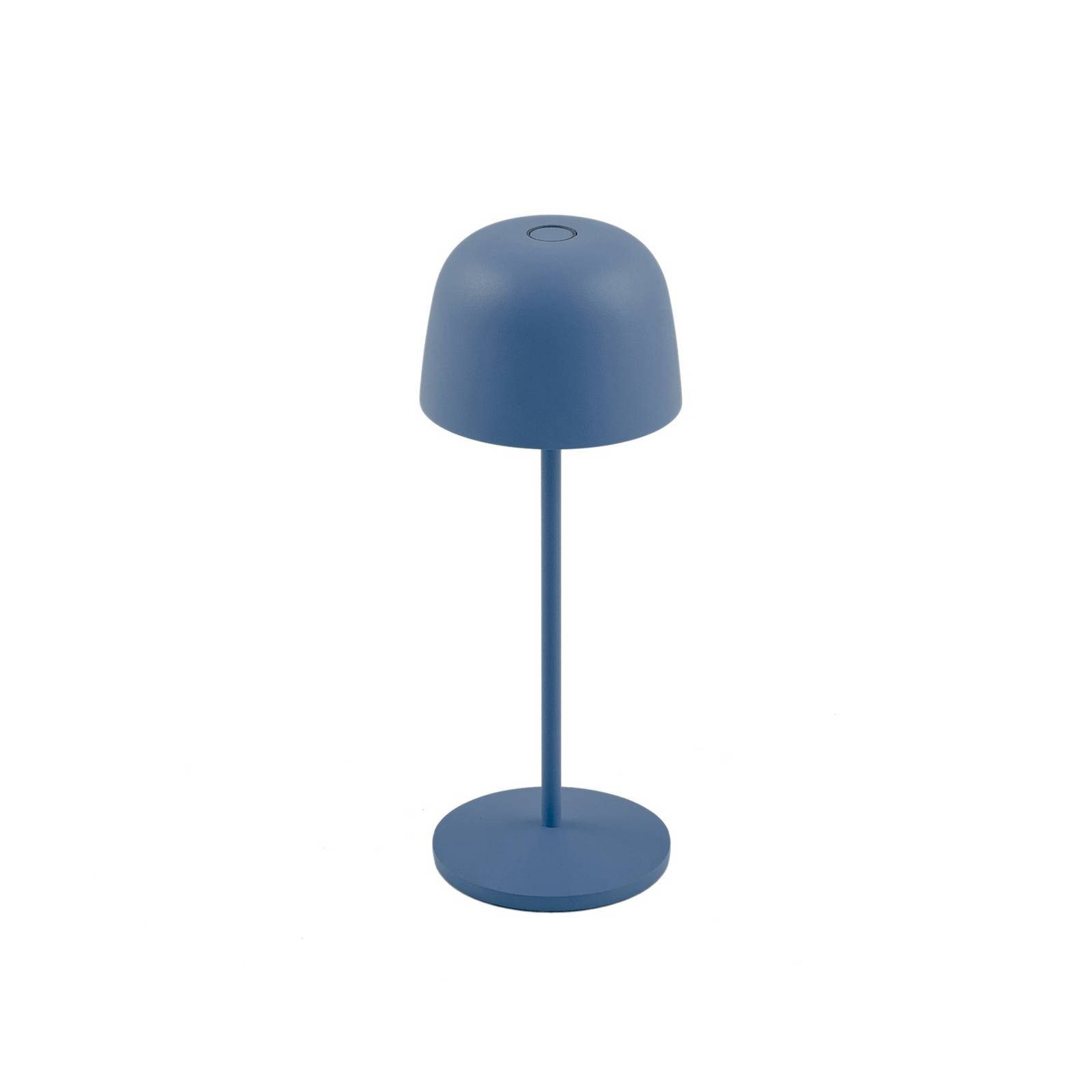 Lindby Außen-Tischleuchte Arietty, LED, Metall, Blau warmweiß IP65, 1 x 2,2 W LED, warmweiß