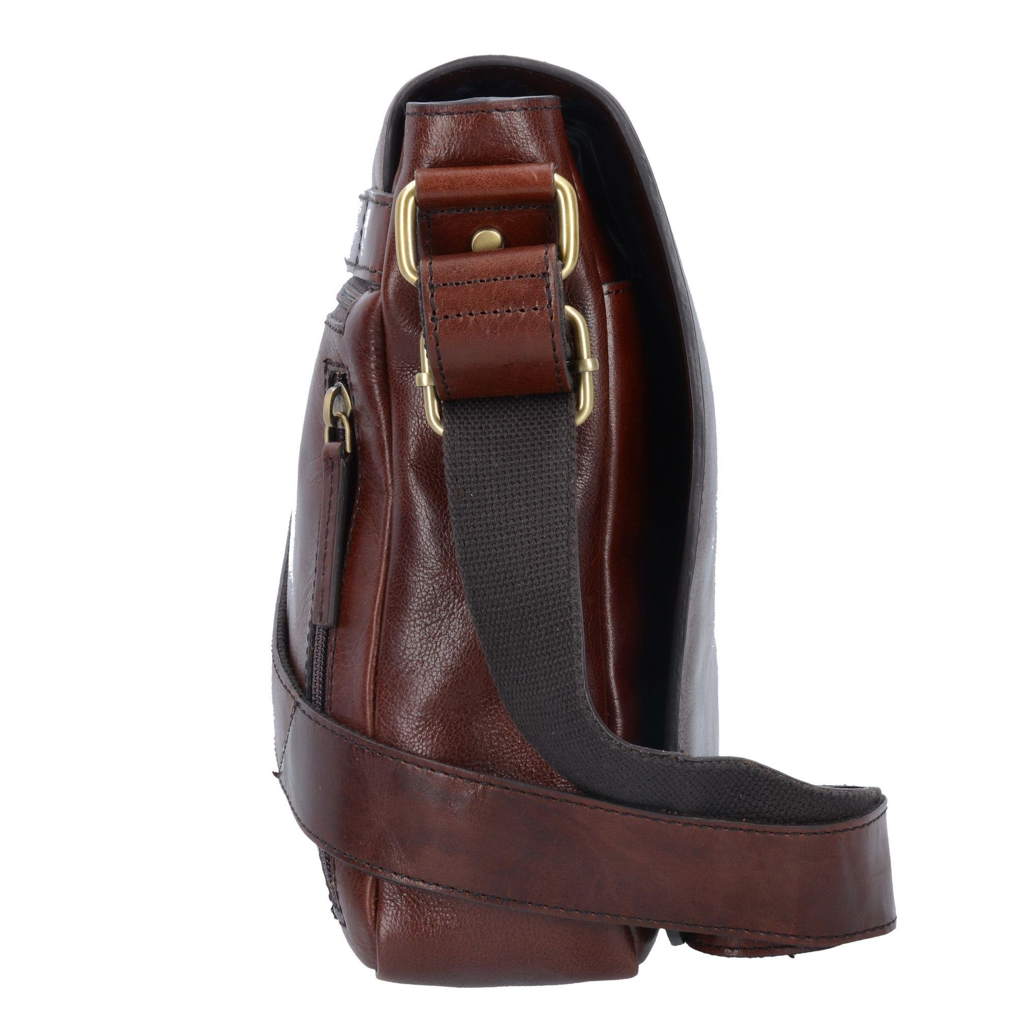 Leonhard Heyden Messenger Bag Cambridge, Leder