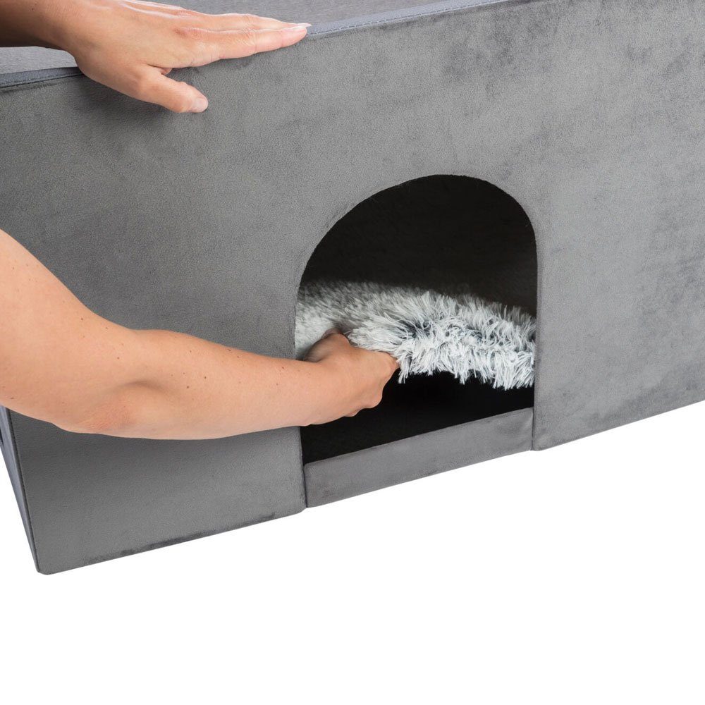 TRIXIE Schlafhöhle Trixie Höhle Harvey mit Treppe - 119 × 47 × 50 cm günstig online kaufen