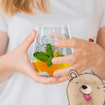 Mr. & Mrs. Panda Cocktailglas Spinne Agathe Motivation - Transparent - Geschenk, Cocktailglas mit G, Premium Glas, Einzigartige Gravur