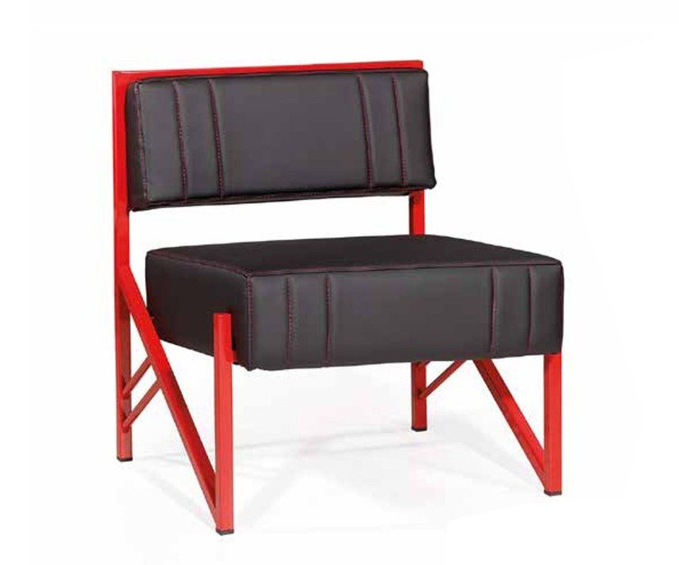 Xlmoebel Relaxsessel Polstersessel Lounge Sessel für Büro, Hotel und Club in Schwarz (1-St., Lounge Sessel), Made in Europa