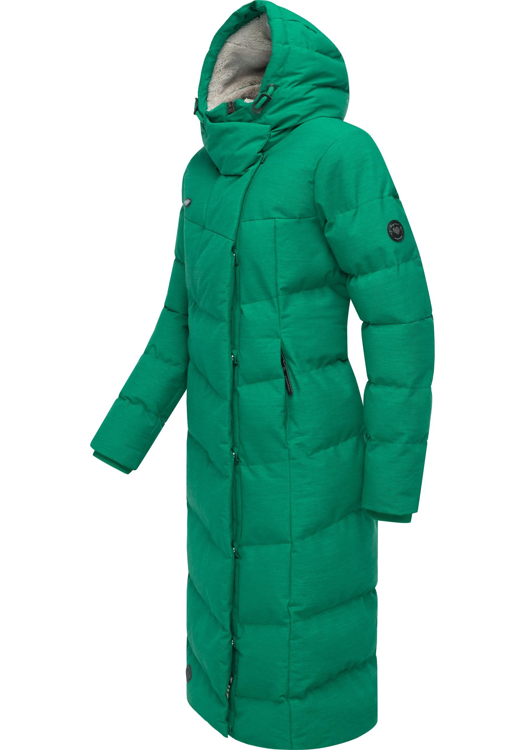 Ragwear Wintermantel Pavla Long extralanger Winterparka mit Teddyfutter und Kapuze – Bild 2 von 5