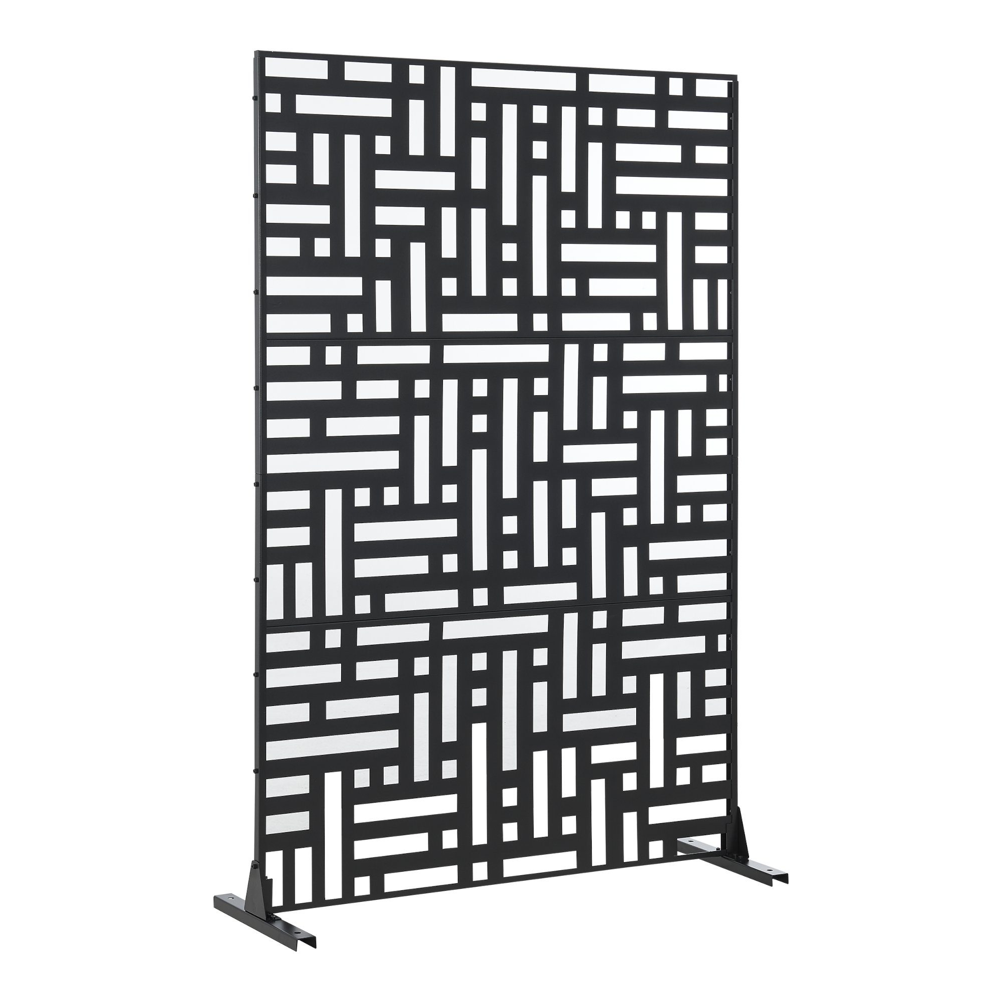 casa.pro Raumteiler, »Bernalda« Trennwand Stahl 180 x 120 cm Schwarz