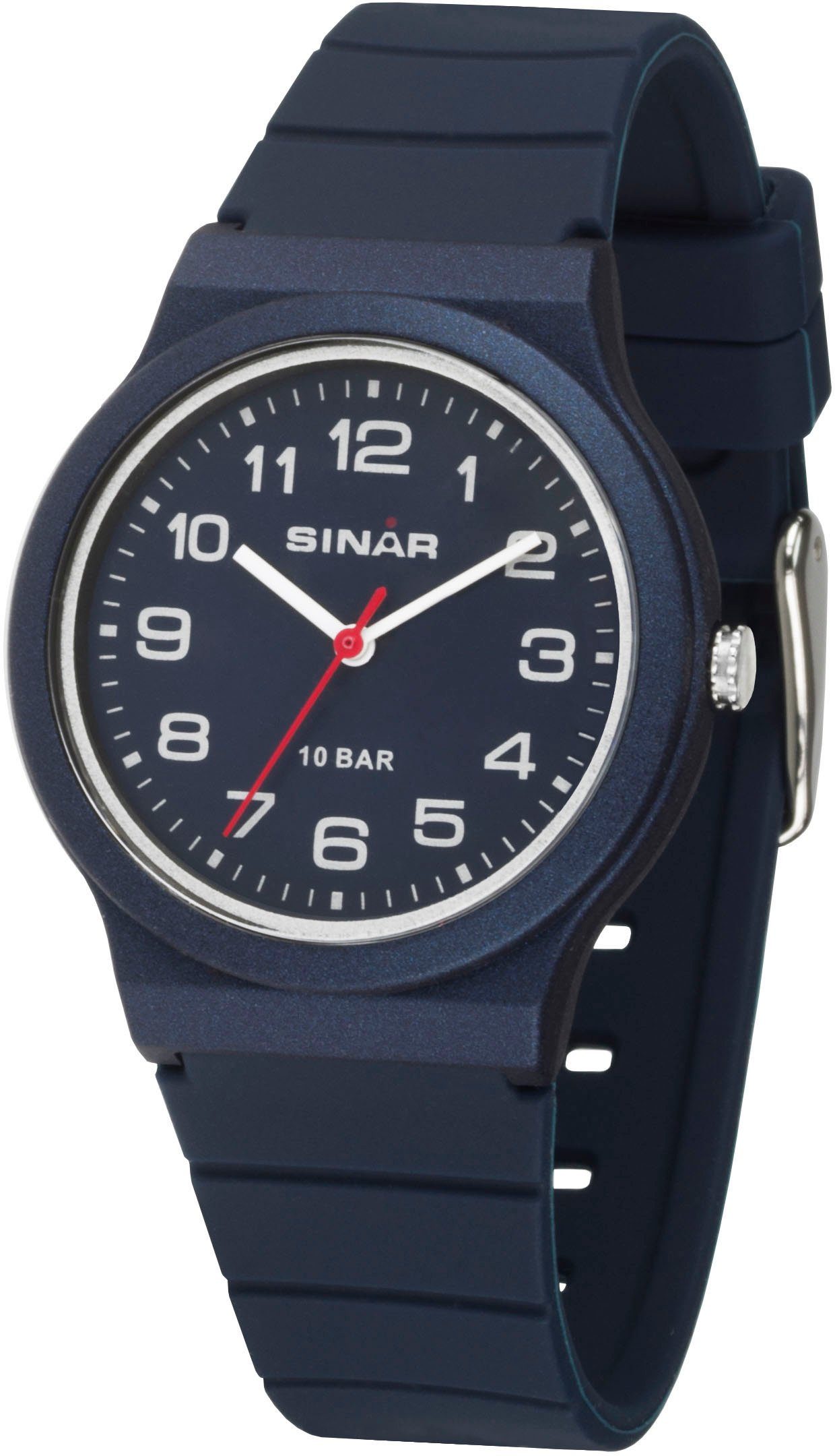 SINAR Quarzuhr XB-18-22, Armbanduhr,Jugendliche,Damen, Kinder, bis10 bar wasserd., Geschenkidee