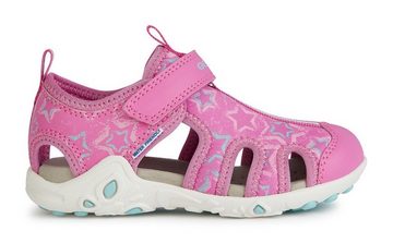 Geox J SANDAL WHINBERRY G Sandale, Sommerschuh, Klettschuh, Sandalette, mit Klettverschluss